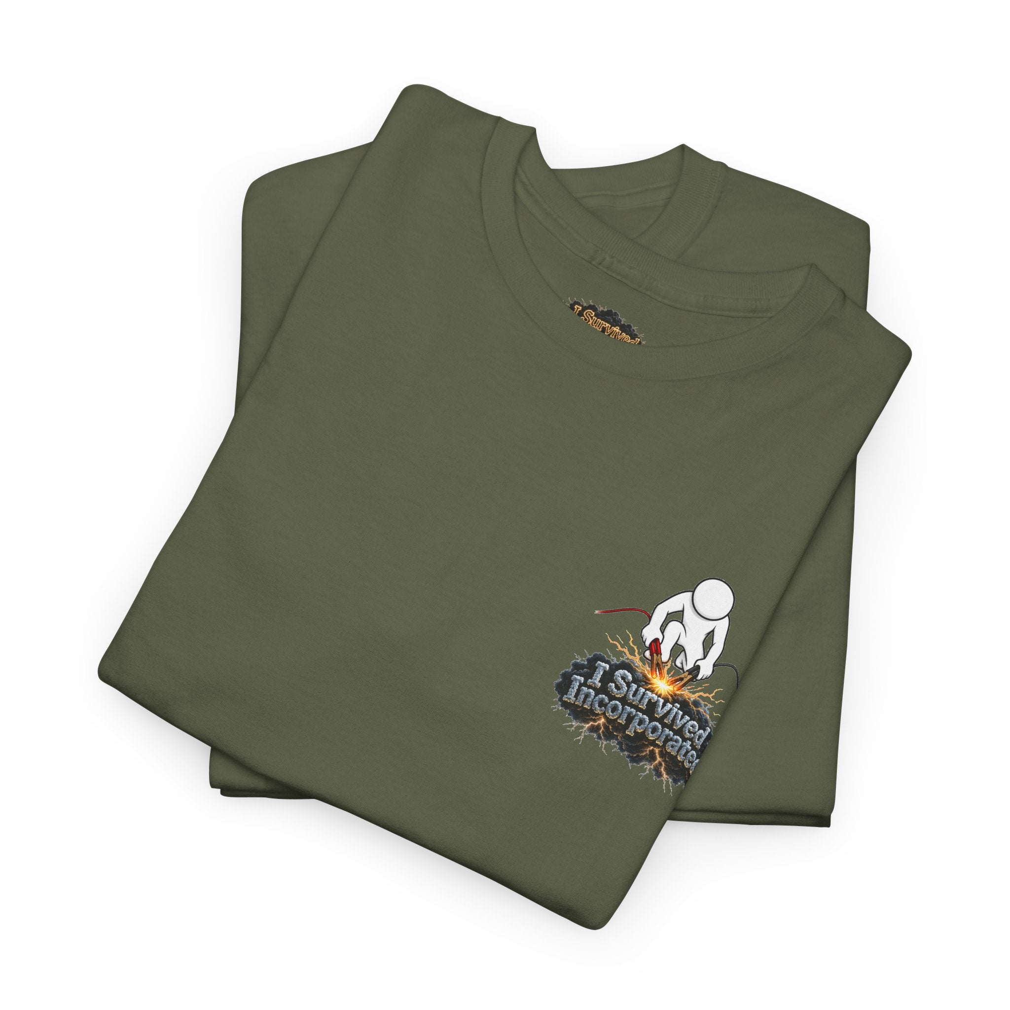 I Survived 2020 — "Please Stand By" Test Pattern Tee Special Edition Summer Premier Unisex Heavy Cotton Tee
