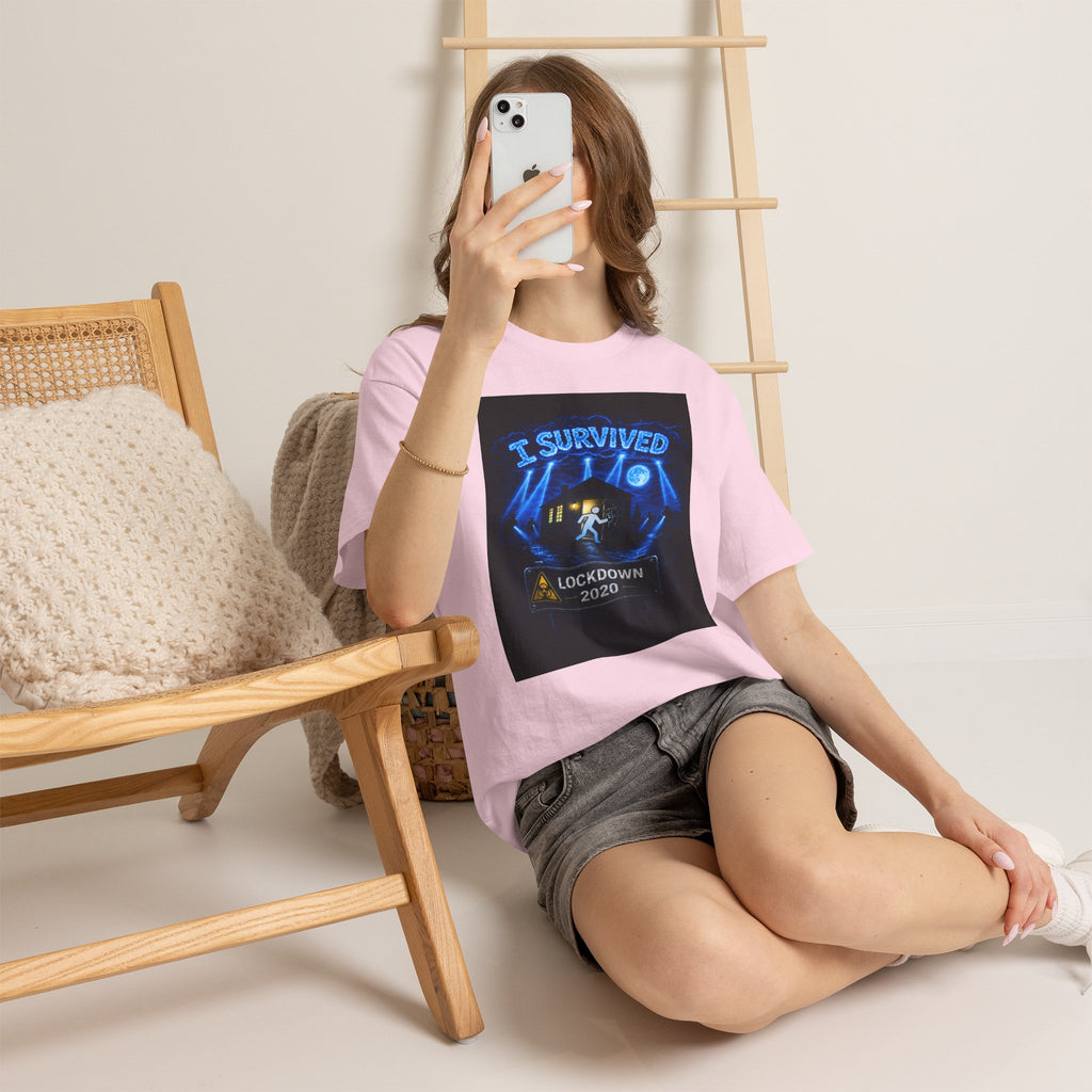 Copy of  I Survived 2020 — S3:E1 "Quarantine" | Lockdown Edition Documentary Unisex Heavy Cotton Tee