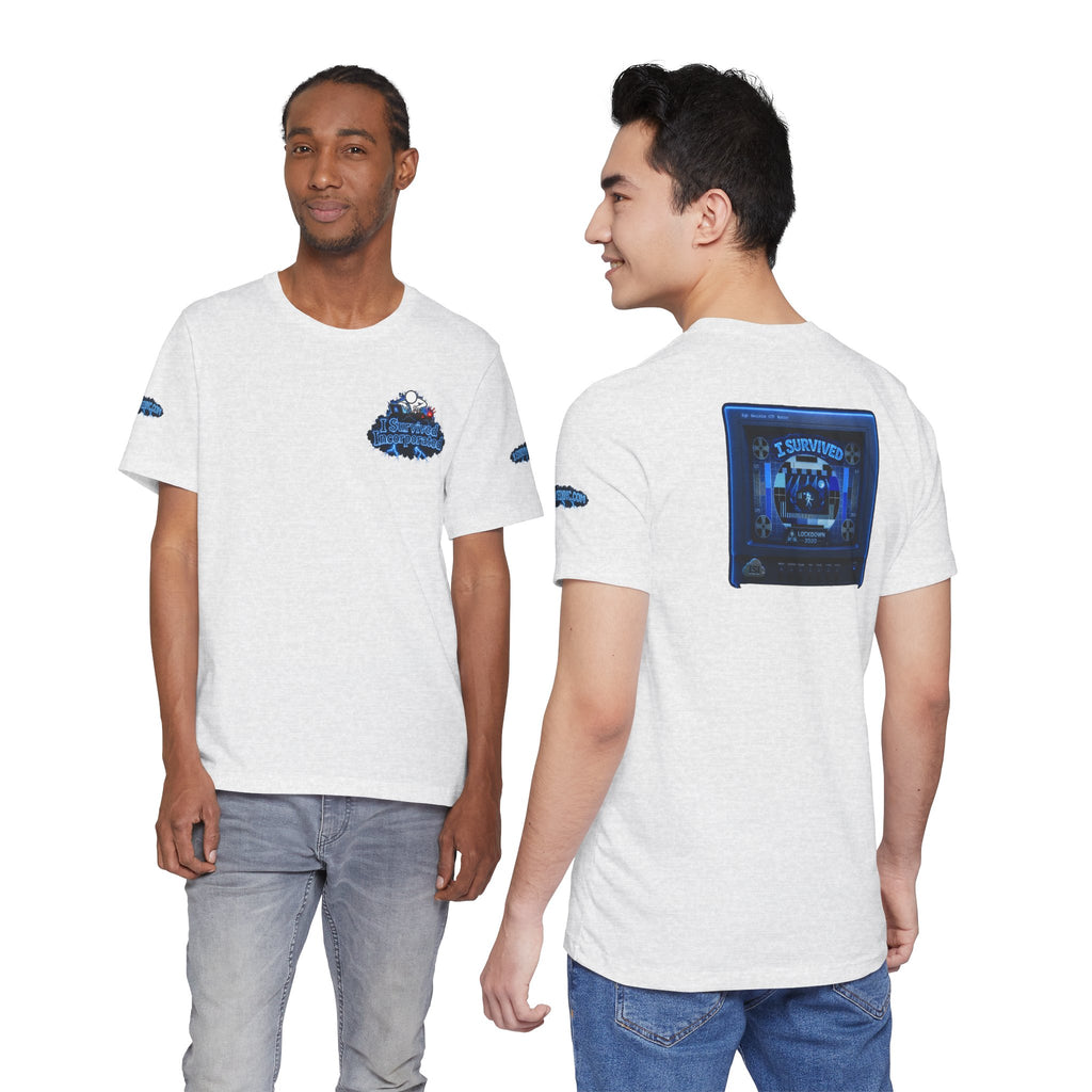 I Survived 2020 — "Please Stand By" Test Pattern Tee Lockdown Special Edition Summer Exclusive Unisex Jersey Short Sleeve Tee