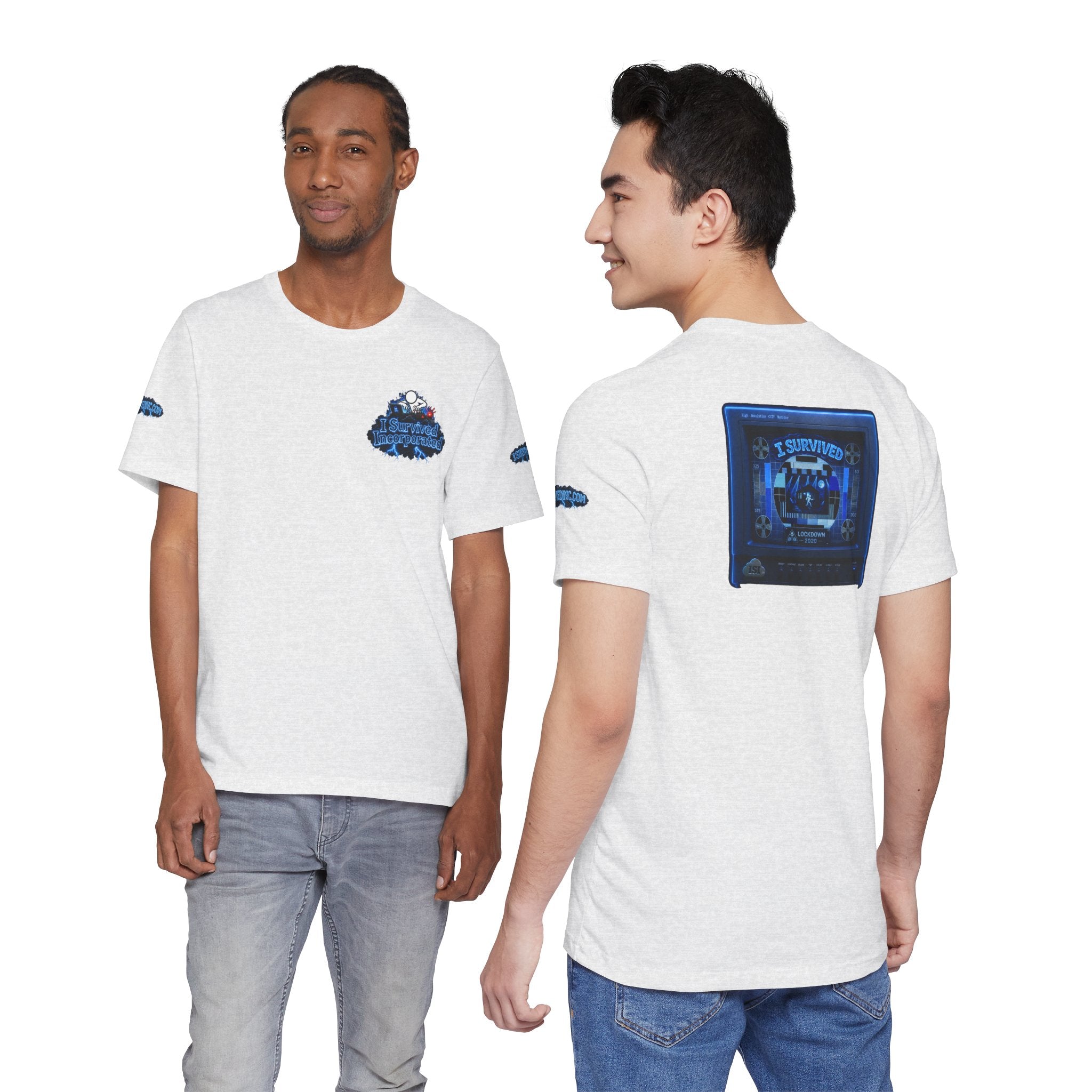 I Survived 2020 — "Please Stand By" Test Pattern Tee Lockdown Special Edition Summer Exclusive Unisex Jersey Short Sleeve Tee