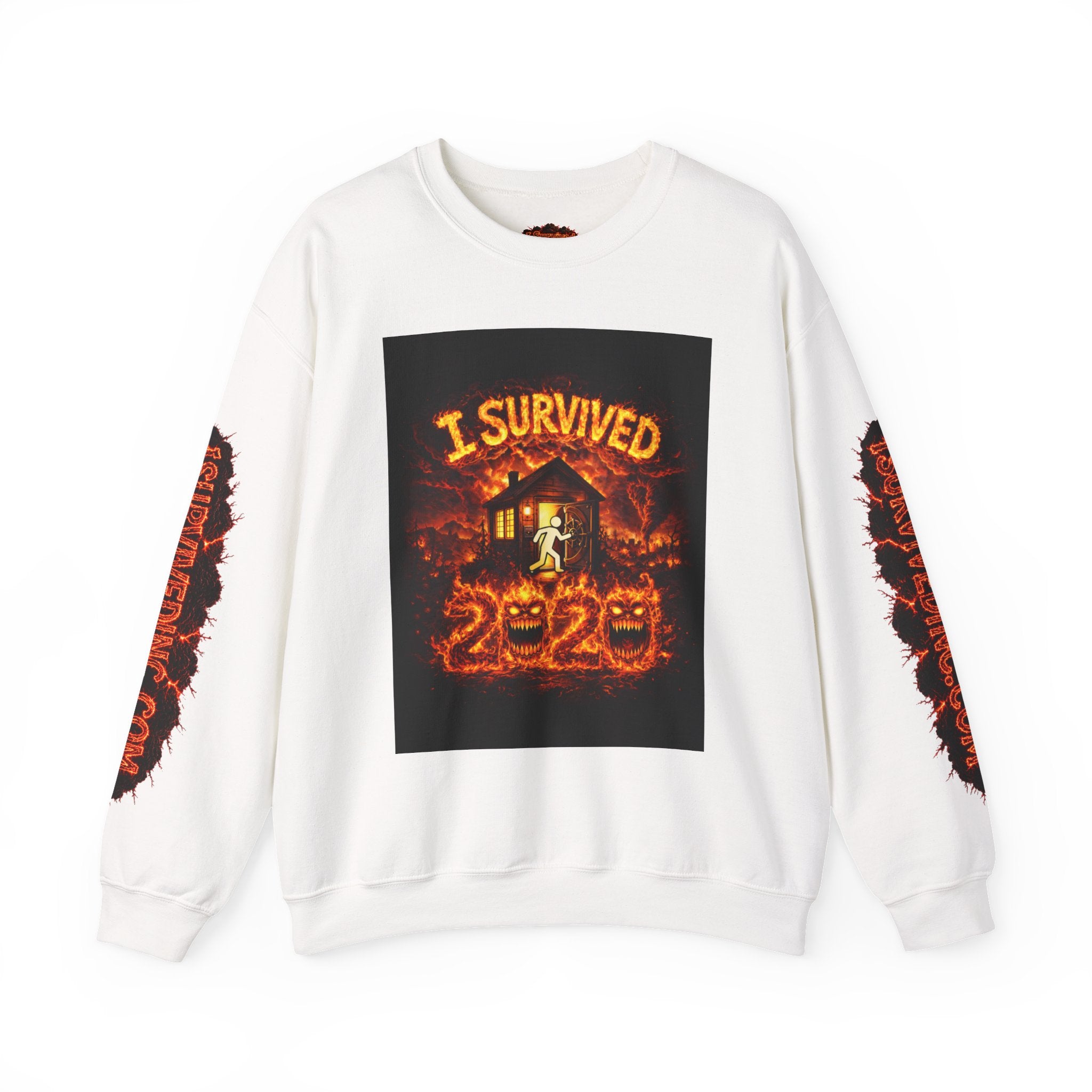 I Survived 2020 — S2:E3 "The California Wildfires" | Wildfire Edition Memorial Unisex Heavy Blend™ Crewneck Sweatshirt