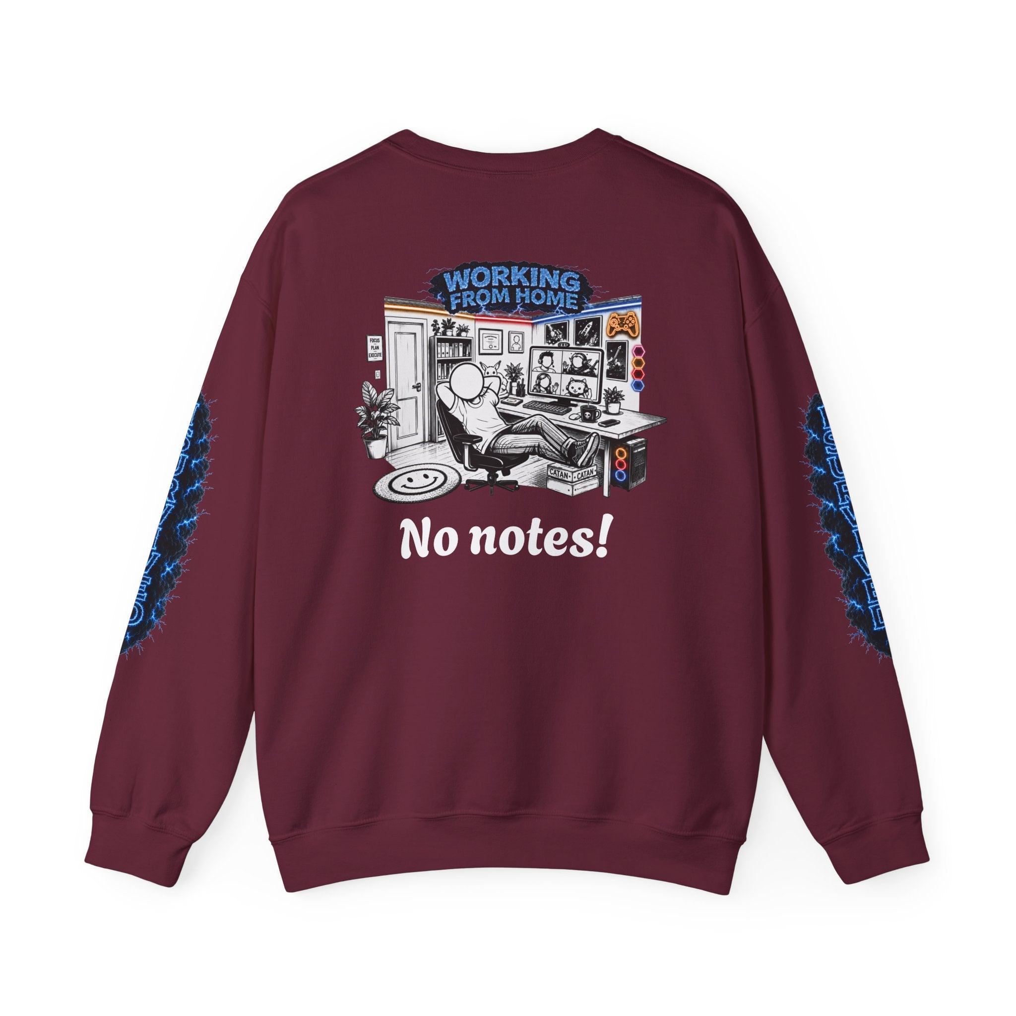I Survived 2020 — Director's Cut S3:E4 "Working From Home" | Mid-Season Finale Pt. 1 | Lockdown Edition Documentary Unisex Heavy Blend™ Crewneck Sweatshirt
