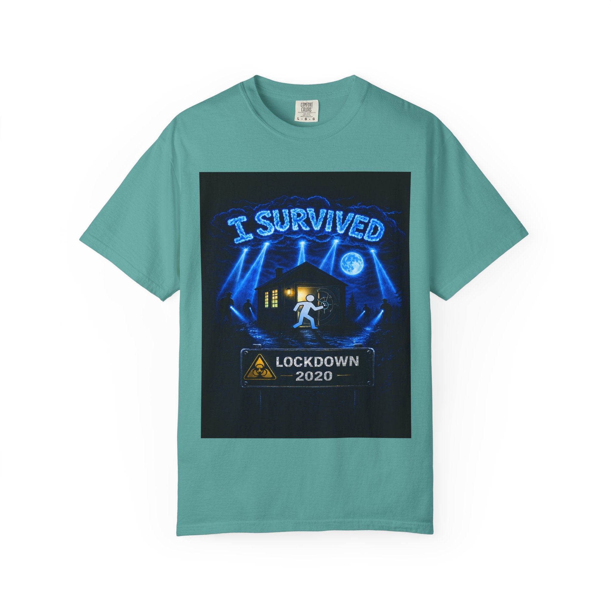 J'ai survécu à 2020 — S3:E3 "L'école à distance" | T-shirt unisexe teint en pièce édition Confinement - Documentaire