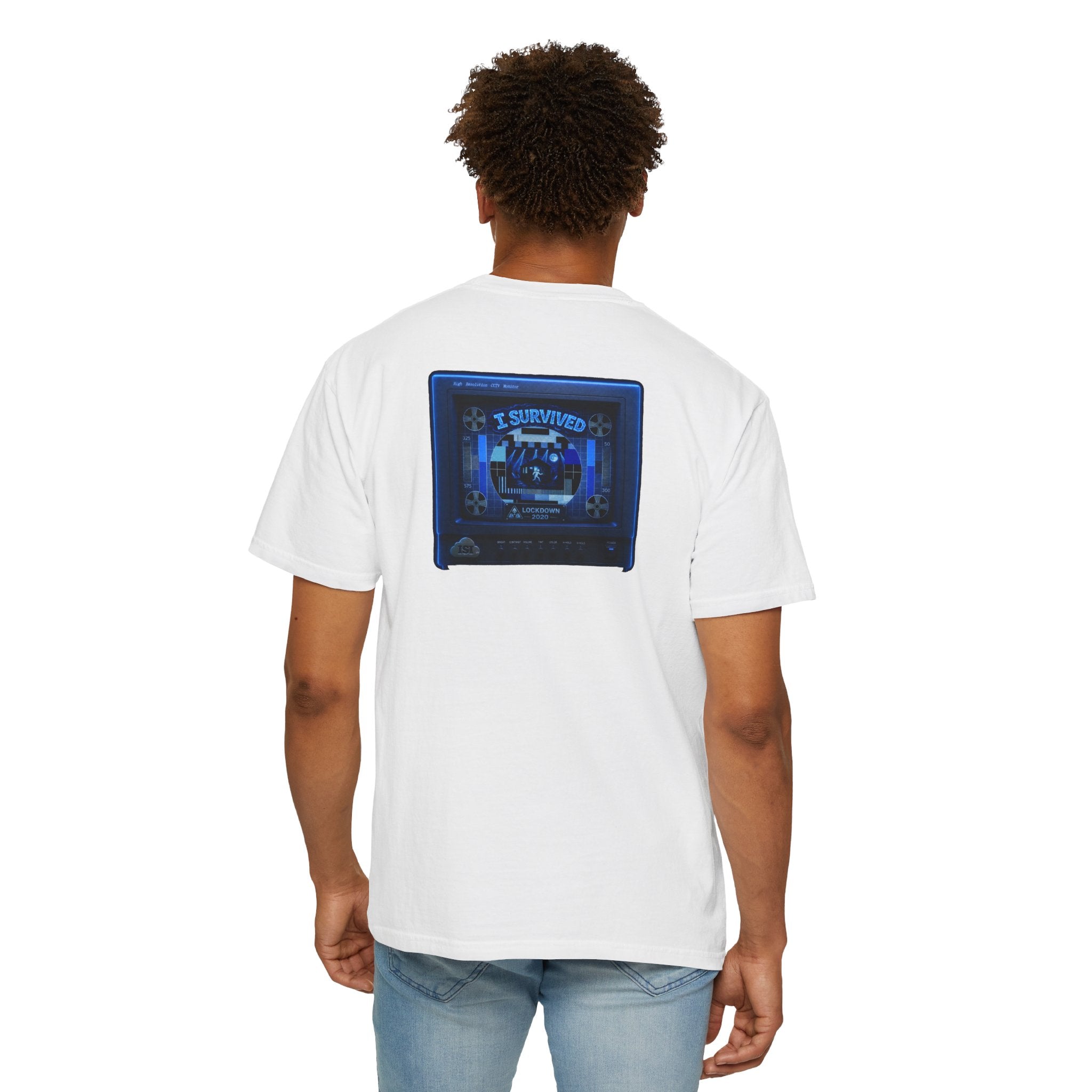 I Survived 2020 — "Please Stand By" Test Pattern Tee Lockdown Special Edition Summer Exclusive Unisex Garment-Dyed T-shirt