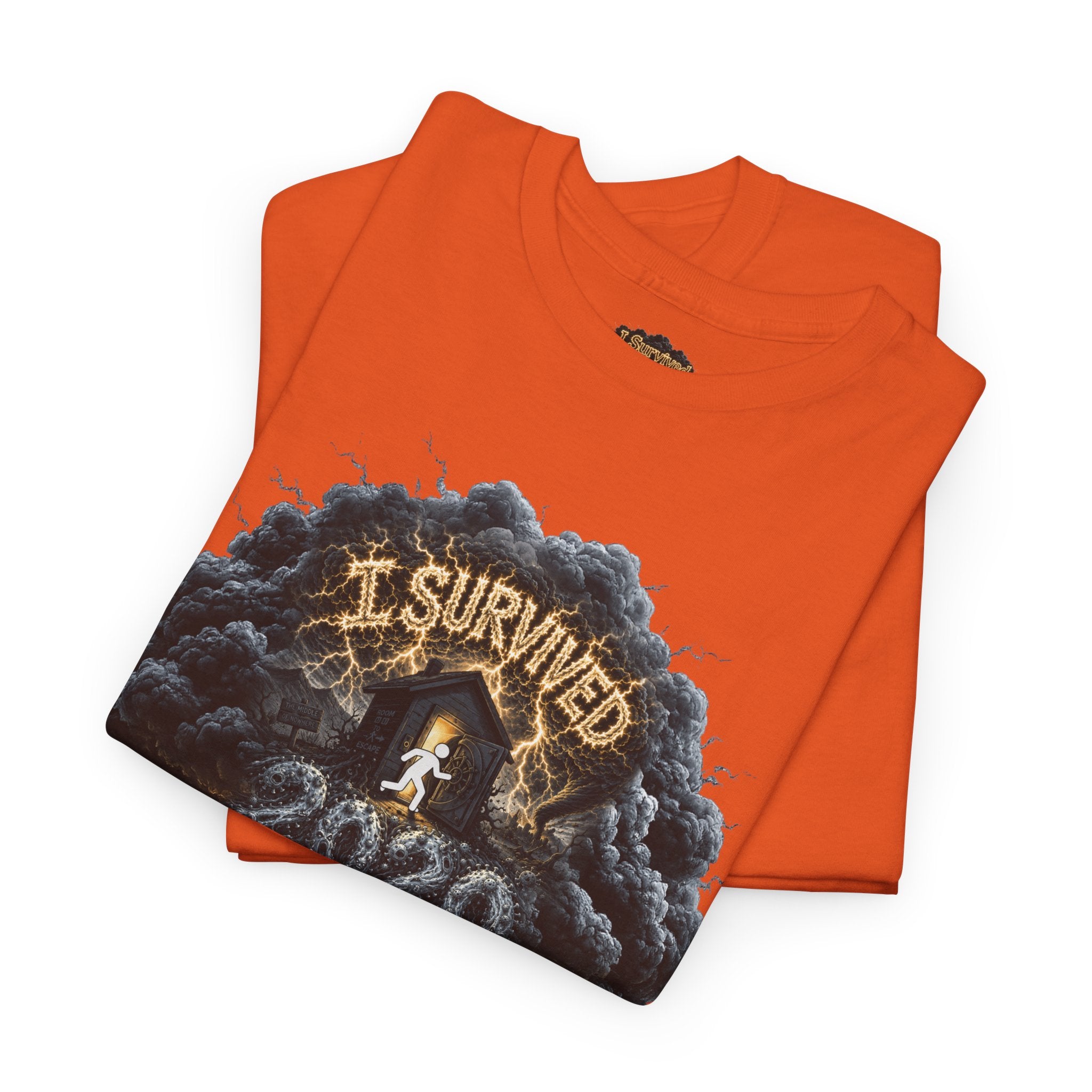 I Survived 2020 —  Deriector's Cut Original Design Teaser Tee | Season 1 Premiere Drop Unisex Heavy Cotton Tee