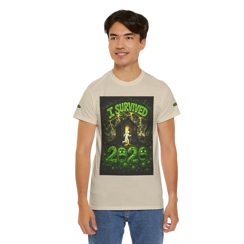 I Survived 2020 — PANDEMIC S1:E2: Special Edition "The Coming of COVID" Unisex Heavy Cotton Tee