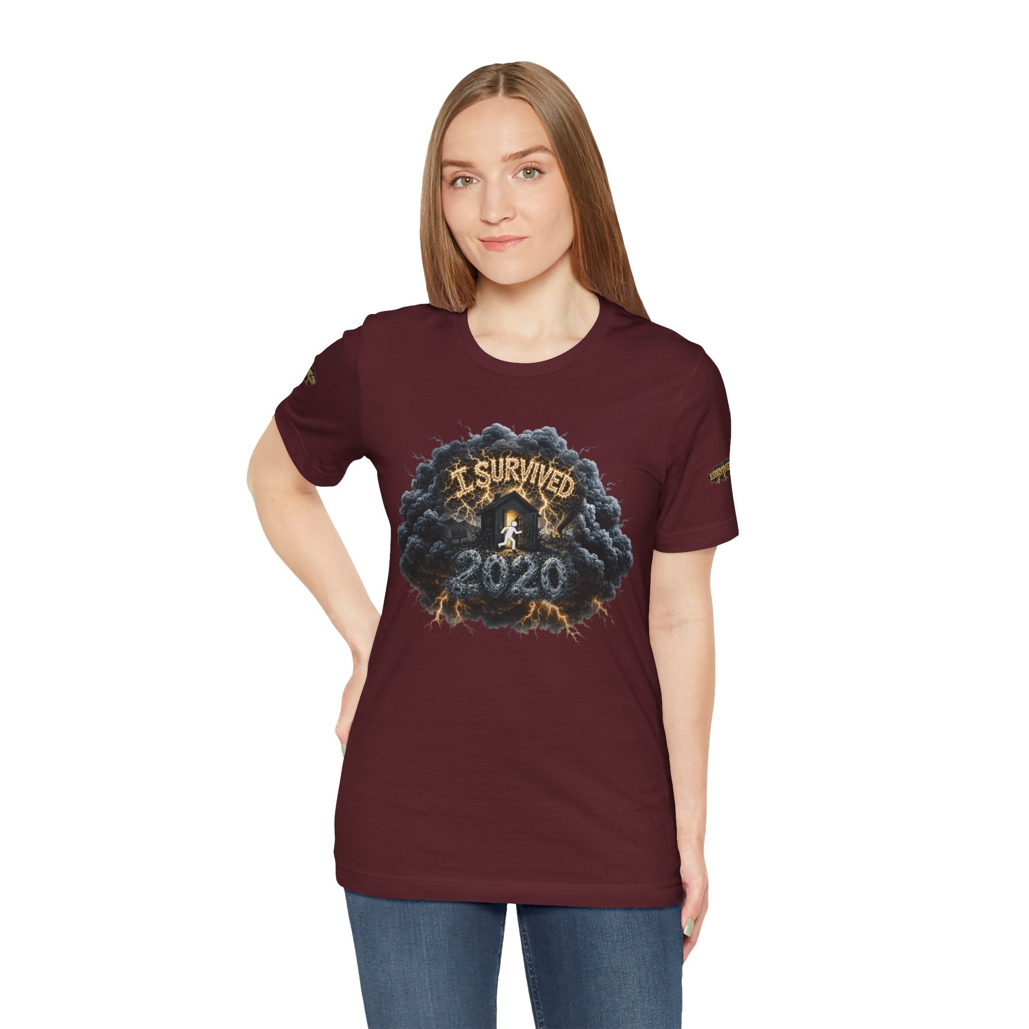 I Survived 2020 — Director's Cut Original Design Teaser Tee | Season 1 Premiere Drop Unisex Jersey Short Sleeve Tee
