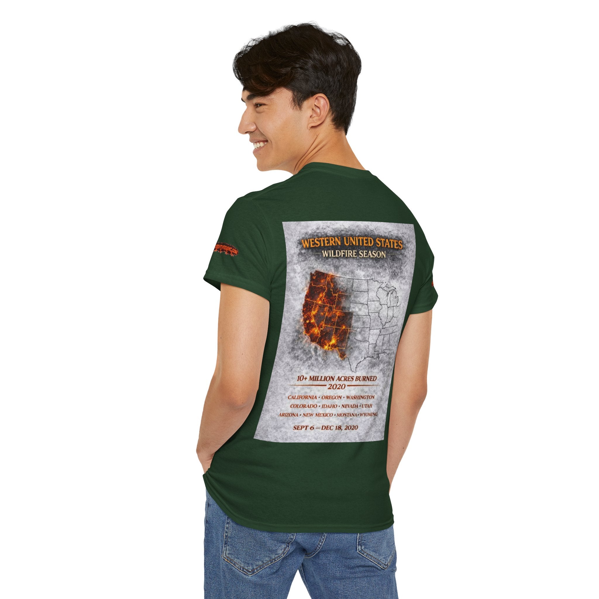 I Survived 2020 — Director's Cut S2:E4 "Western U.S. Wildfire Season" | Mid-Season Finale Pt. 1 | Wildfire Edition Memorial Unisex Heavy Cotton Tee (SPECIAL EDITION)