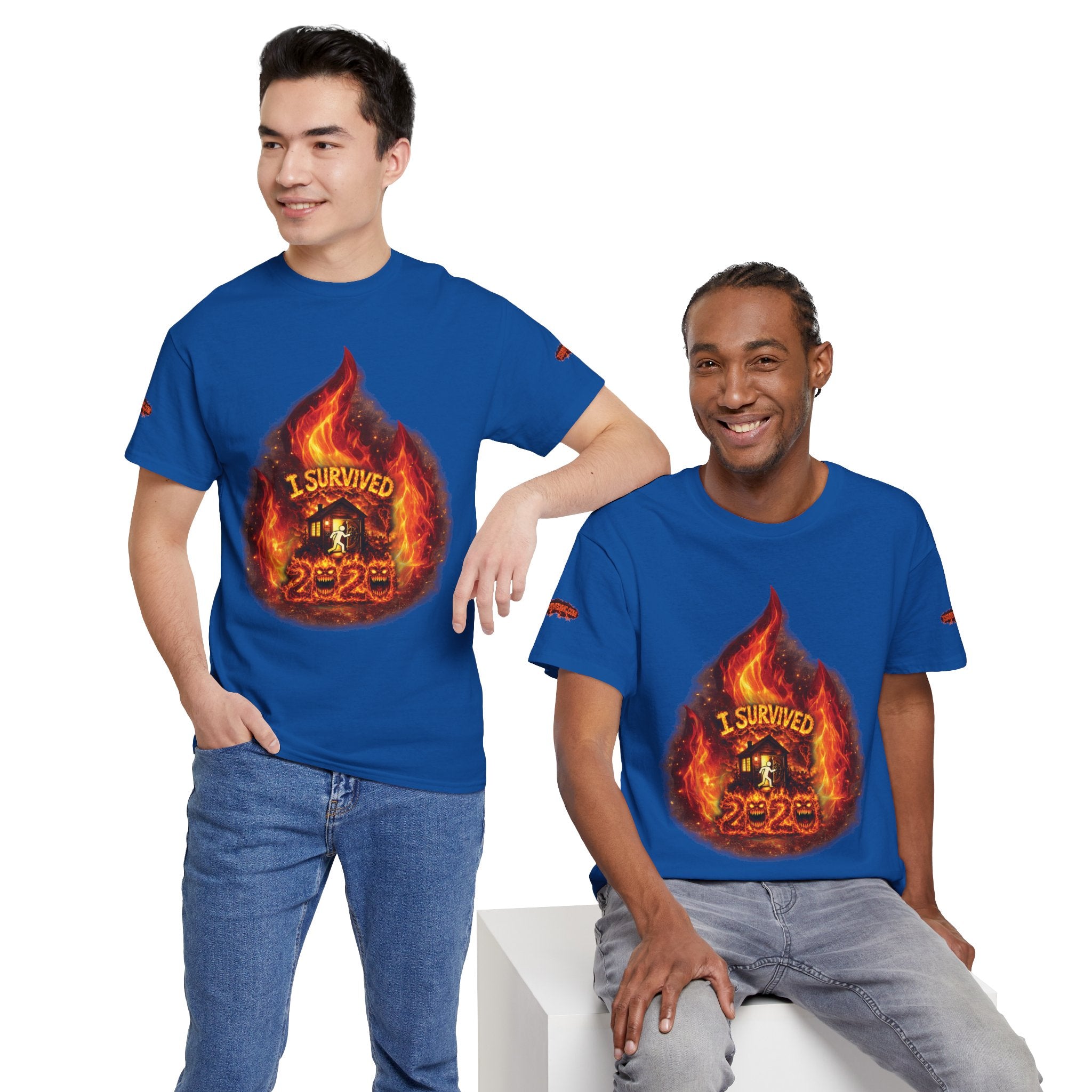 I Survived 2020 — Director's Cut S2:E1 "Berry Creek" | Wildfire Edition Memorial Unisex Heavy Cotton Tee (SPECIAL EDITION)