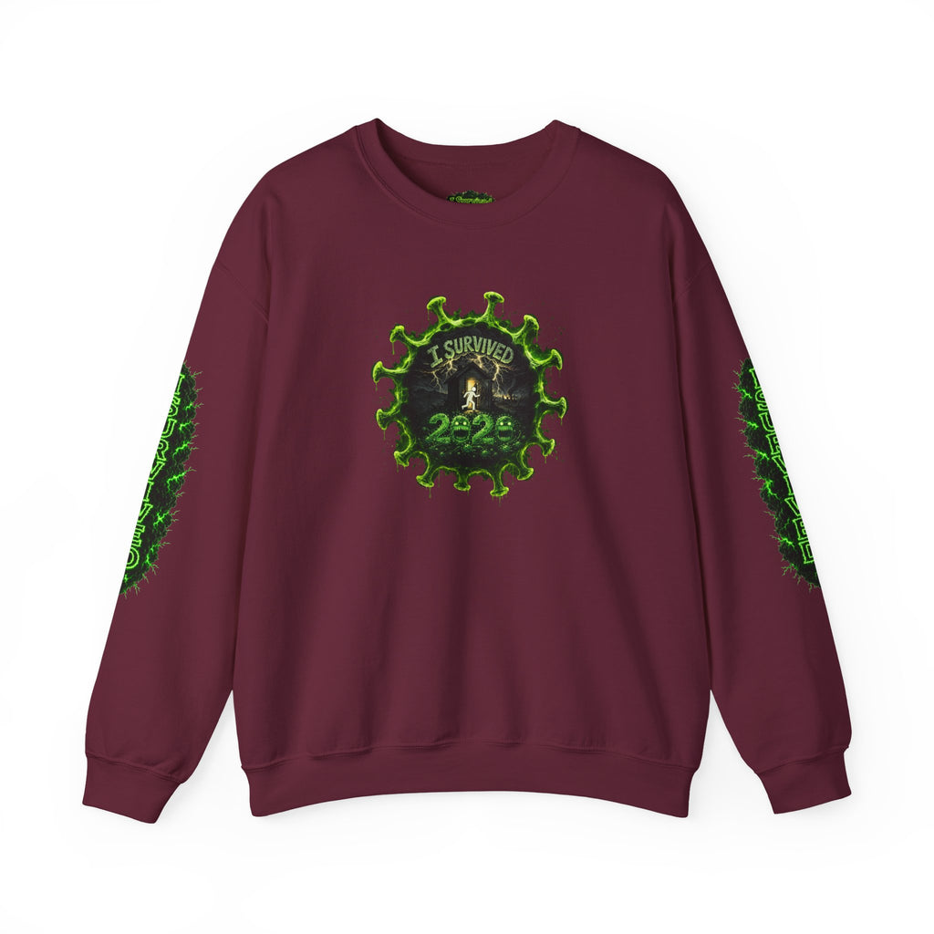 I Survived 2020 — PANDEMIC S1:E5: Director's Cut "Delivery Doomsday" Unisex Heavy Blend™ Crewneck Sweatshirt