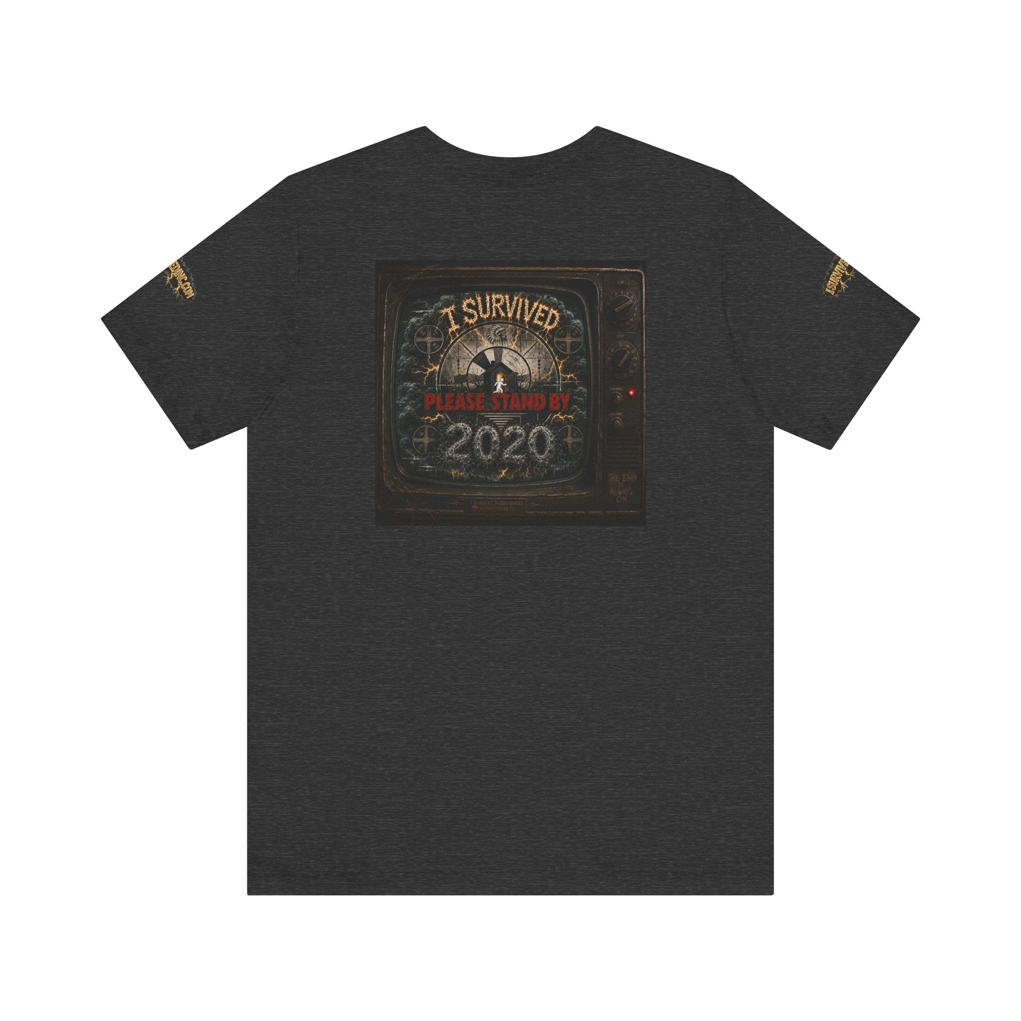I Survived 2020 — "Please Stand By" Test Pattern Tee Special Edition Summer Premier Unisex Jersey Short Sleeve Tee