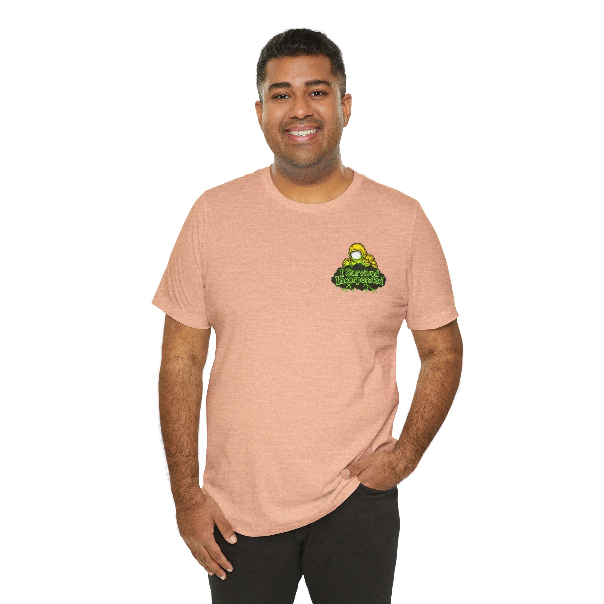 I Survived 2020 — "Please Stand By" Test Pattern Toxic Signal Tee Summer Premiere Unisex Jersey Short Sleeve Tee