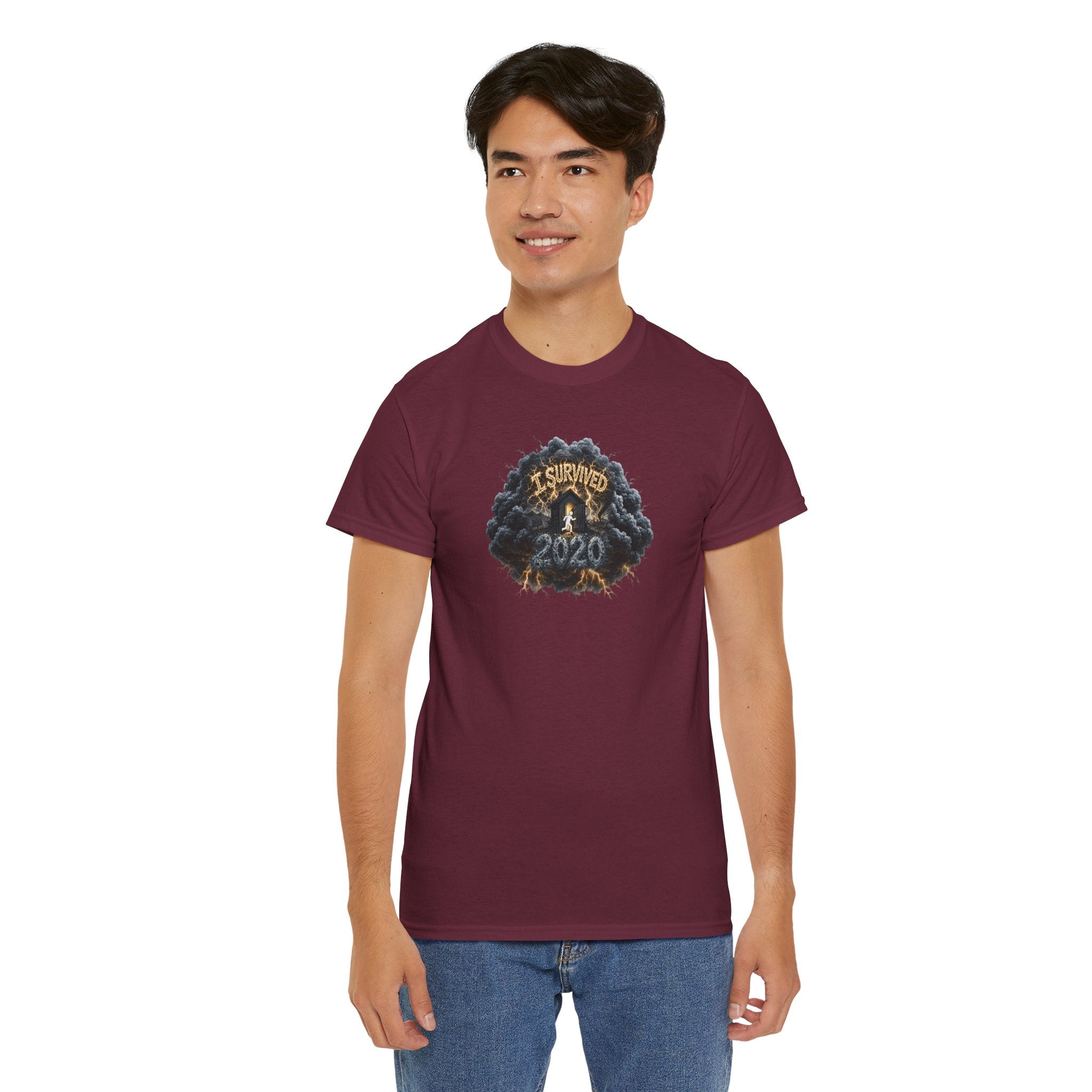 I Survived 2020 —  Original PILOT Design: Director's Cut Unisex Heavy Cotton Tee