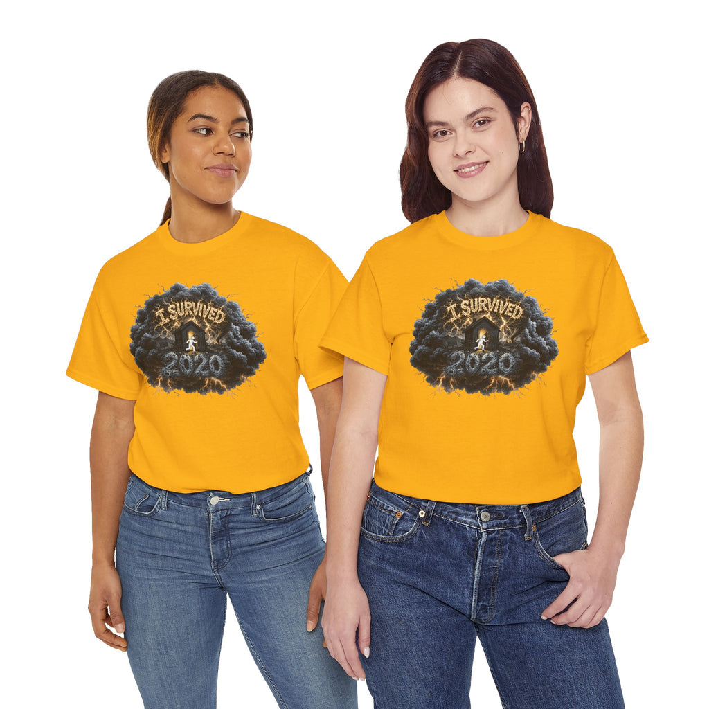 I Survived 2020 — Director's Cut Original Design Teaser Tee | Season 1 Premiere Drop Unisex Heavy Cotton Tee