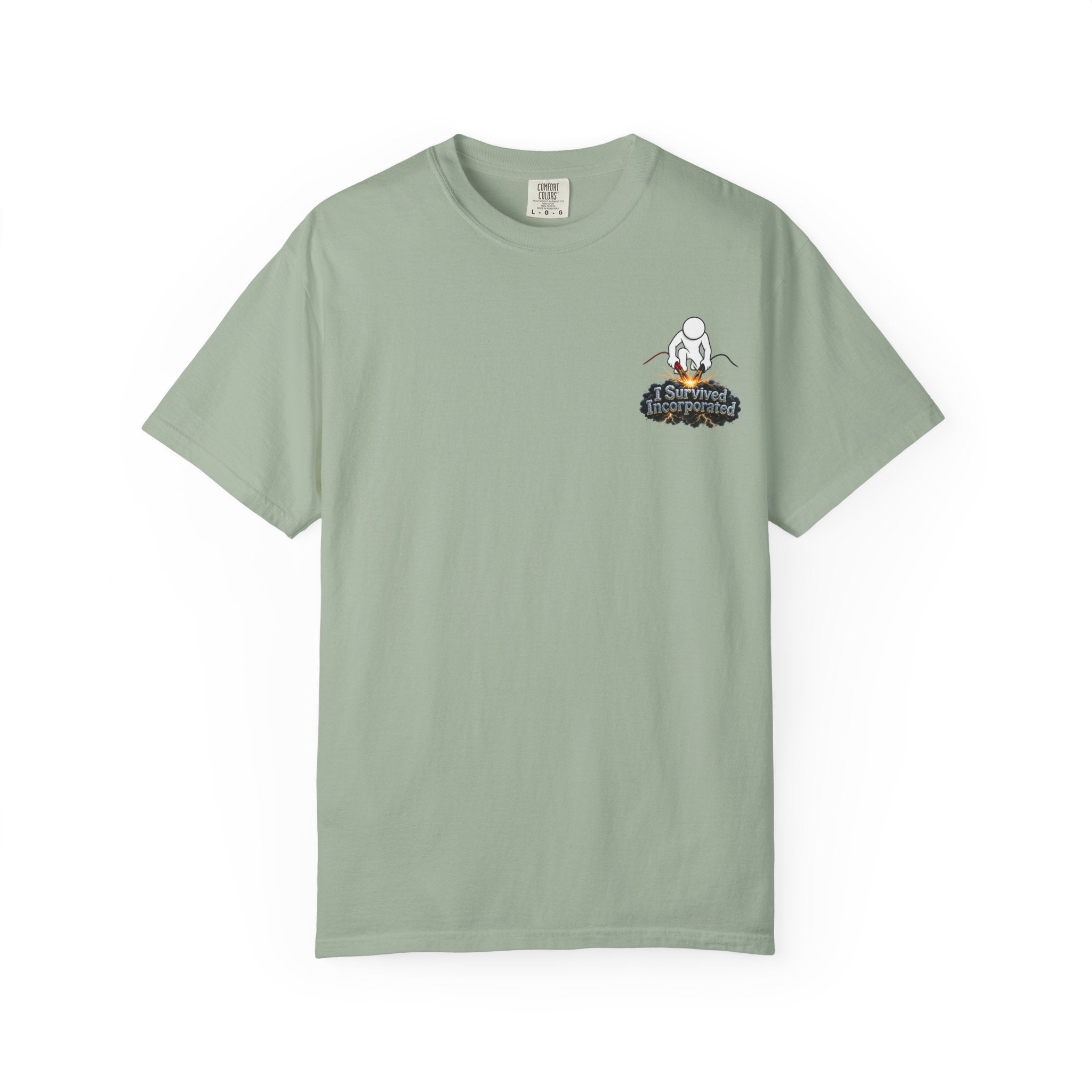 I Survived 2020 — "Please Stand By" Test Pattern Tee Summer Premier Unisex Garment-Dyed T-shirt