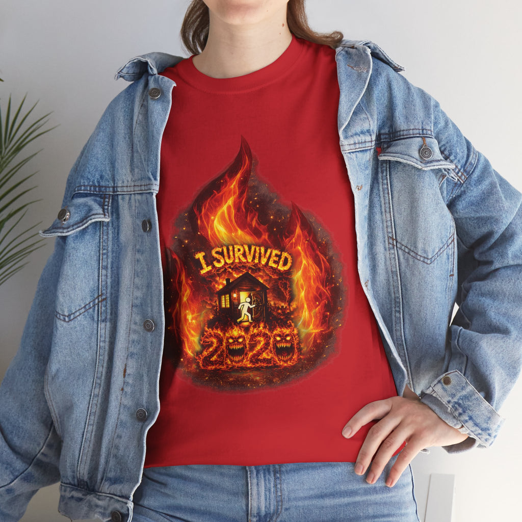 I Survived 2020 — Director's Cut S2:E1 "Berry Creek" | Wildfire Edition Memorial Unisex Heavy Cotton Tee (SPECIAL EDITION)