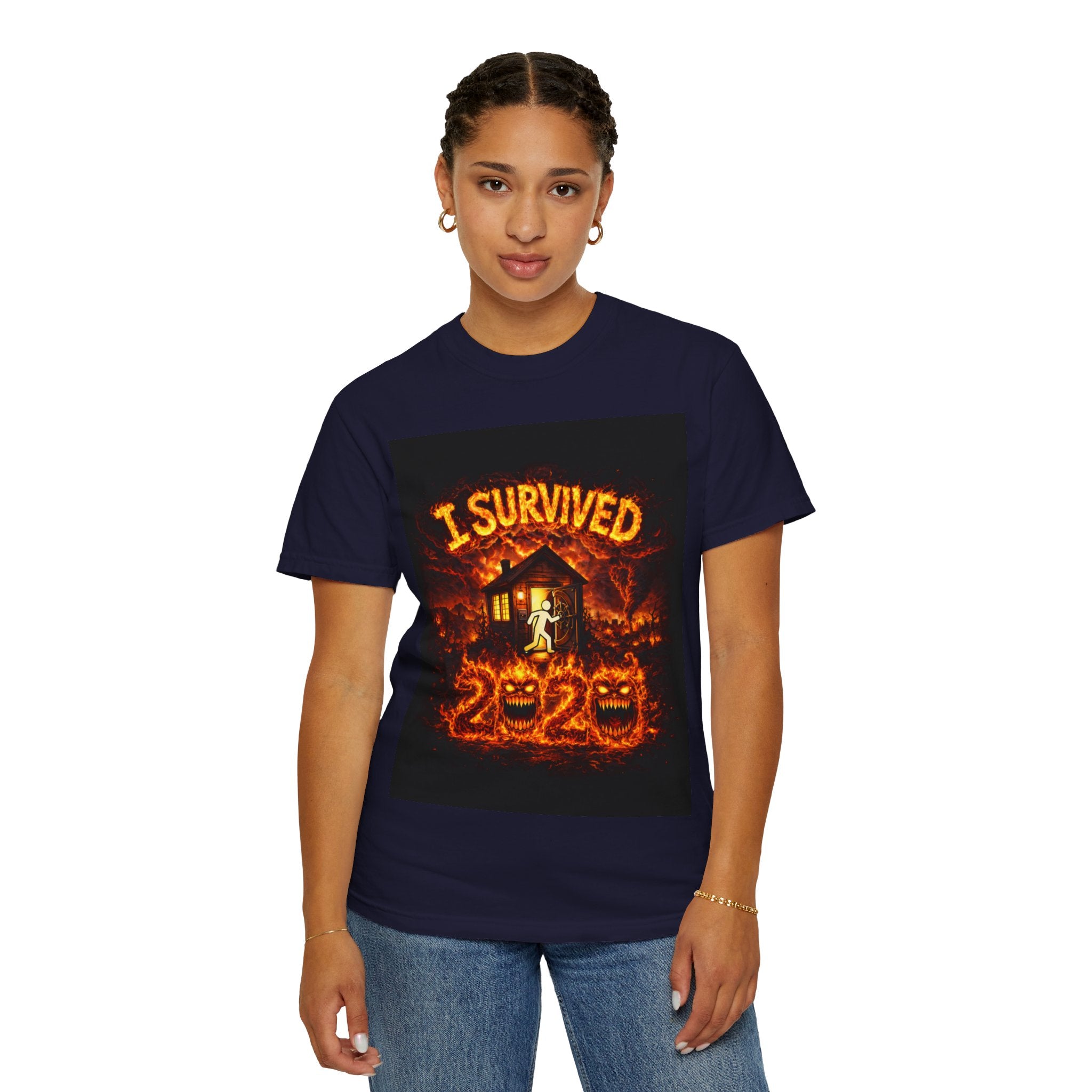 I Survived 2020 — S2:E2 "The Bobcat Fire" | Wildfire Edition Memorial Unisex Garment-Dyed T-shirt