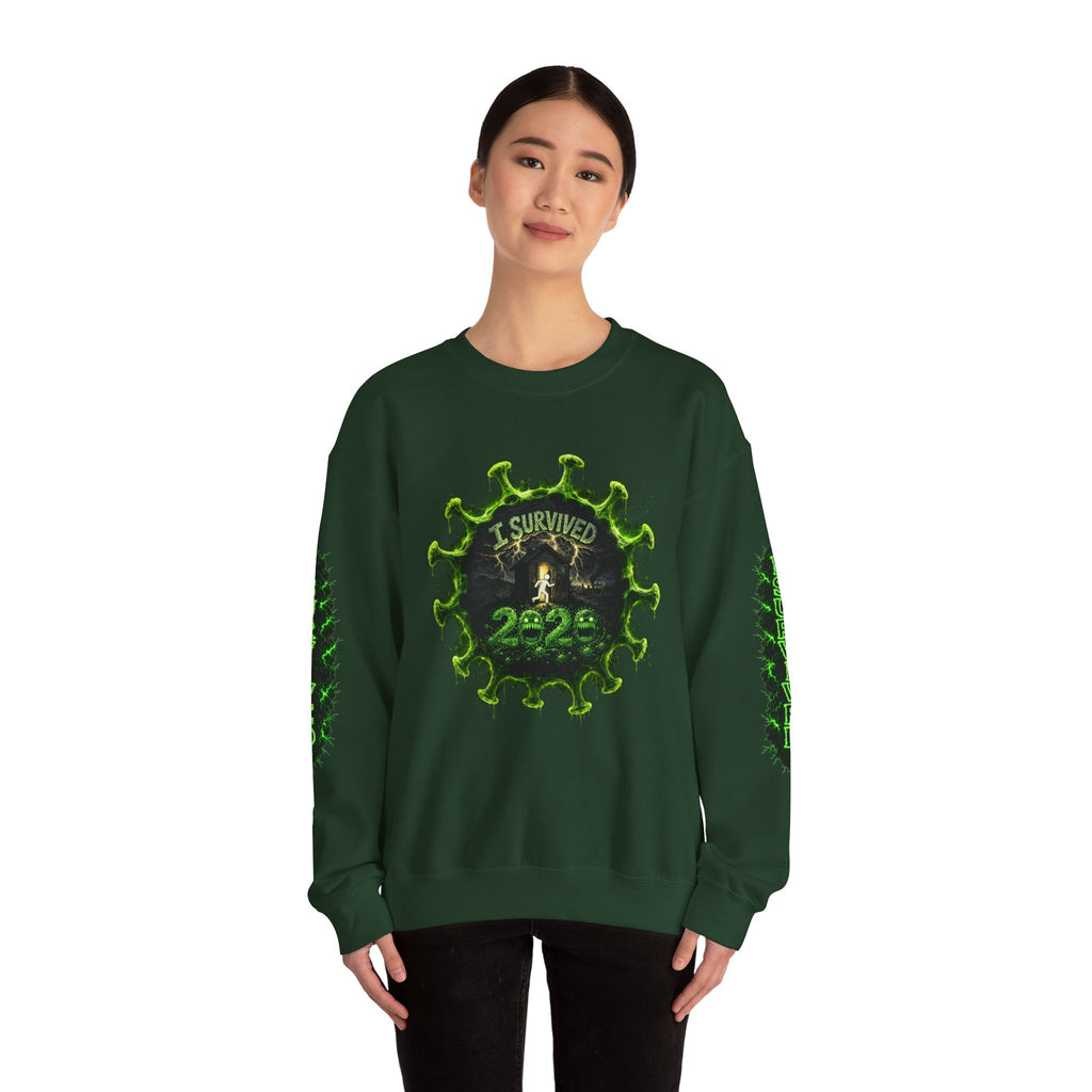 I Survived 2020 — Director's Cut S1:E5 "Delivery Doomsday" | Pandemic Edition Unisex Heavy Blend™ Crewneck Sweatshirt