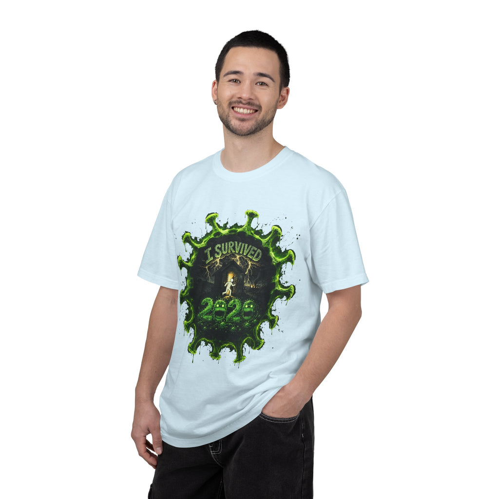I Survived 2020 — Director's Cut S1:E3 "The Jab!" | Pandemic Edition Unisex Garment-Dyed T-shirt