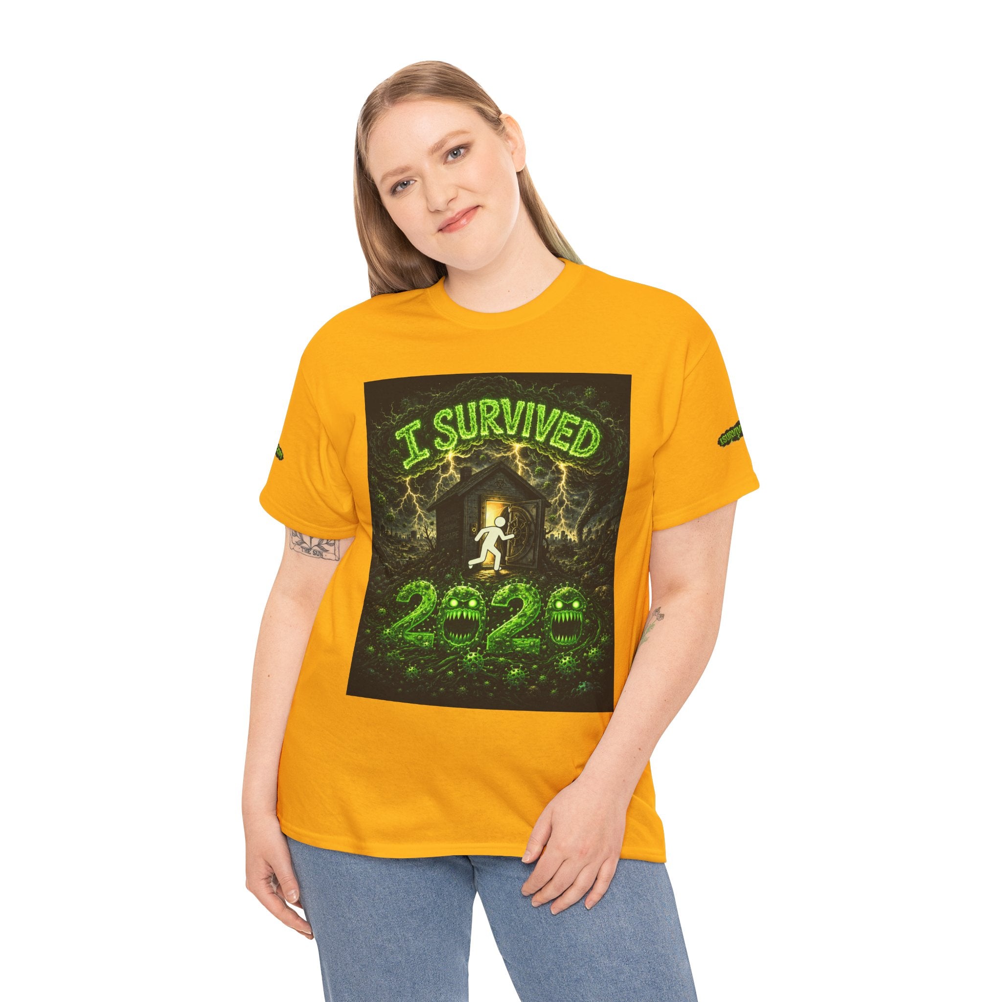 I Survived 2020 — S1:E2 "The Coming of COVID" | Pandemic Edition Unisex Heavy Cotton Tee (SPECIAL EDITION)