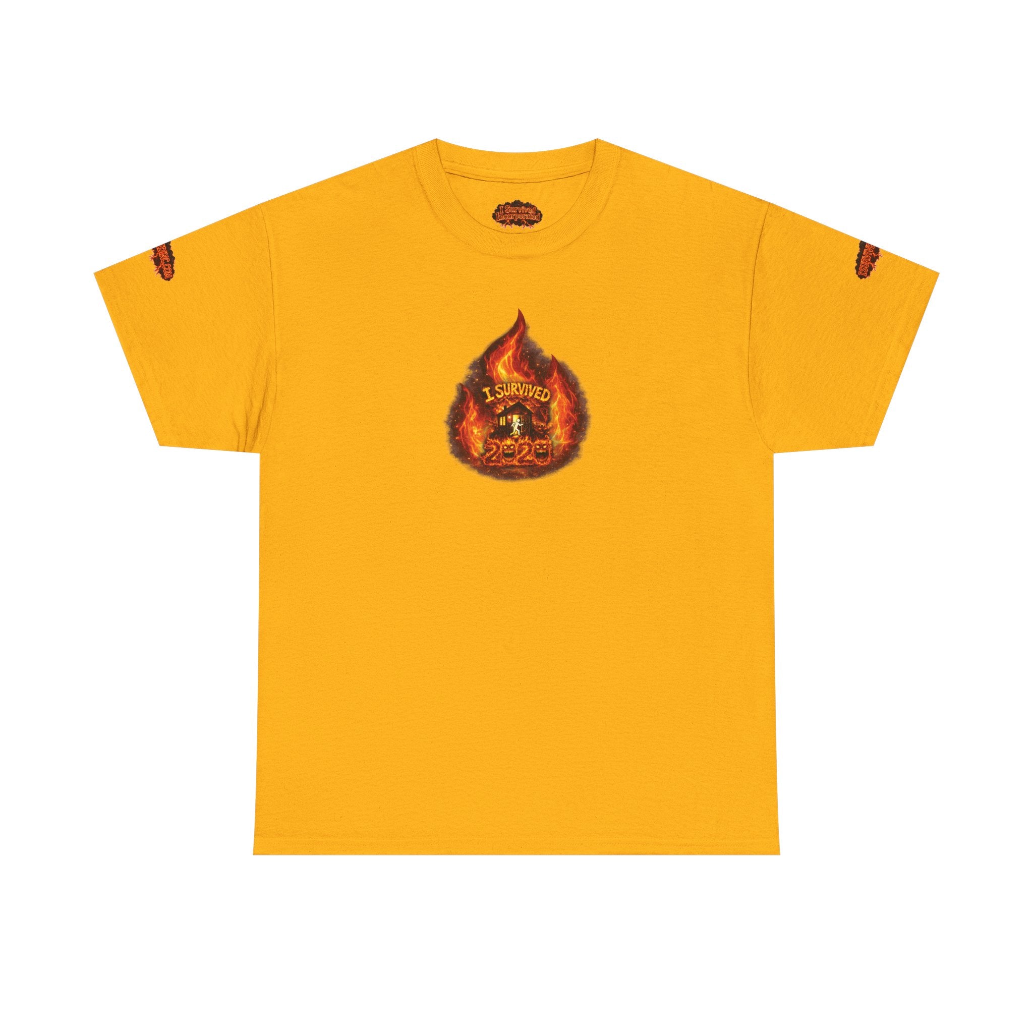 I Survived 2020 — WILDFIRES S2:E1: Director's Cut Special Edition "Berry Creek" Memorial Unisex Heavy Cotton Tee