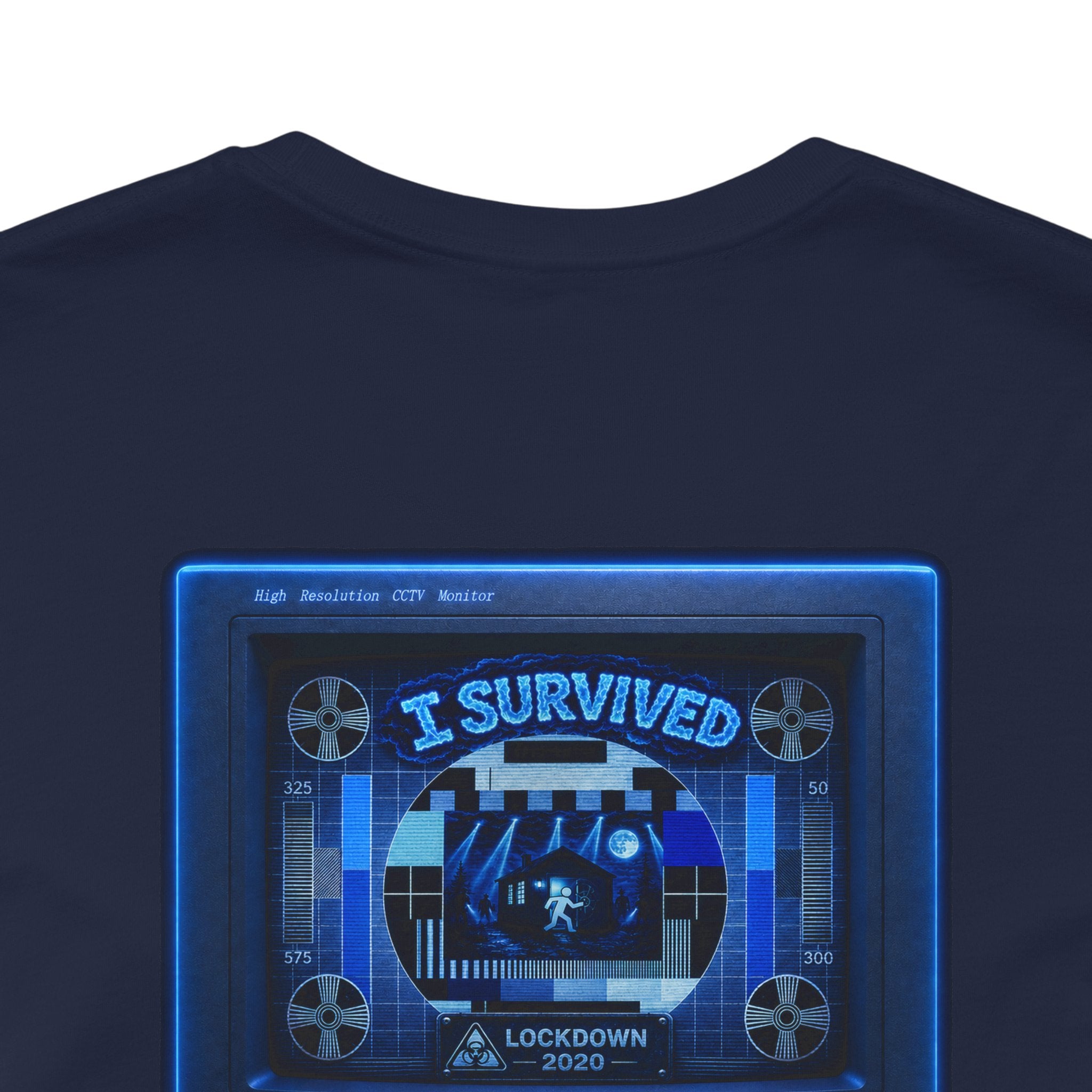 I Survived 2020 — "Please Stand By" Test Pattern Tee Lockdown Summer Exclusive Unisex Jersey Short Sleeve Tee