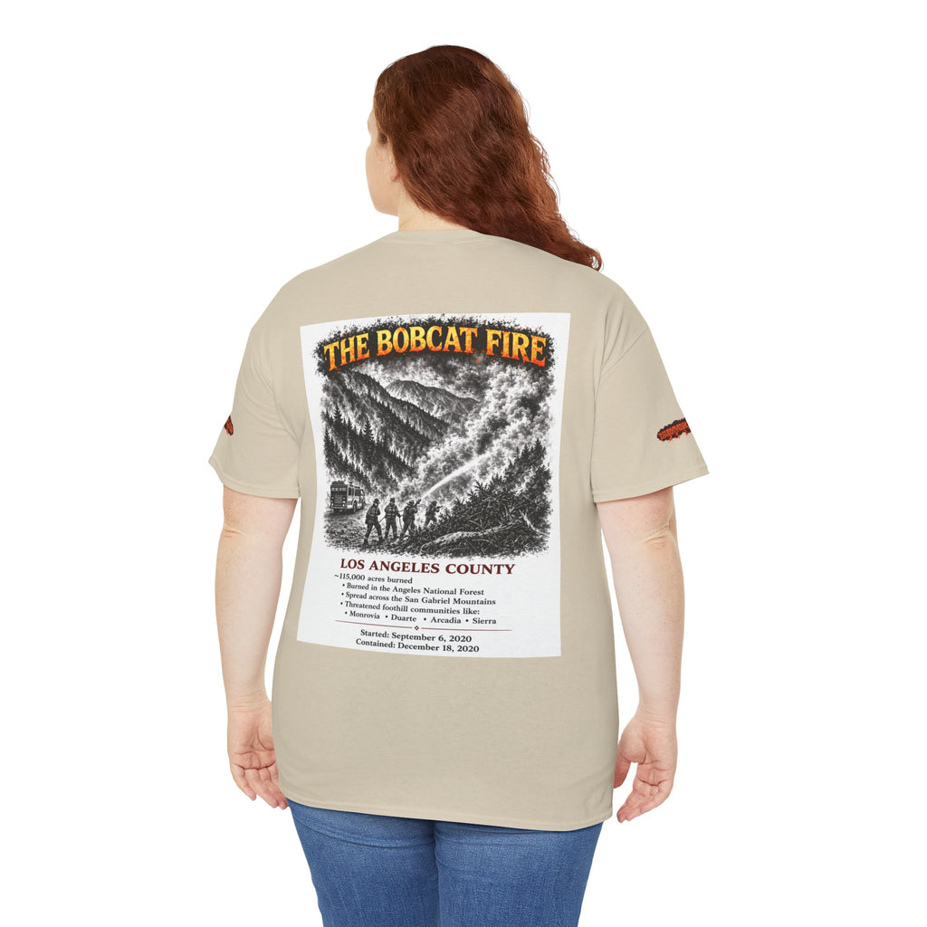 I Survived 2020 — S2:E2 "The Bobcat Fire" | Wildfire Edition Memorial Unisex Heavy Cotton Tee (SPECIAL EDITION)