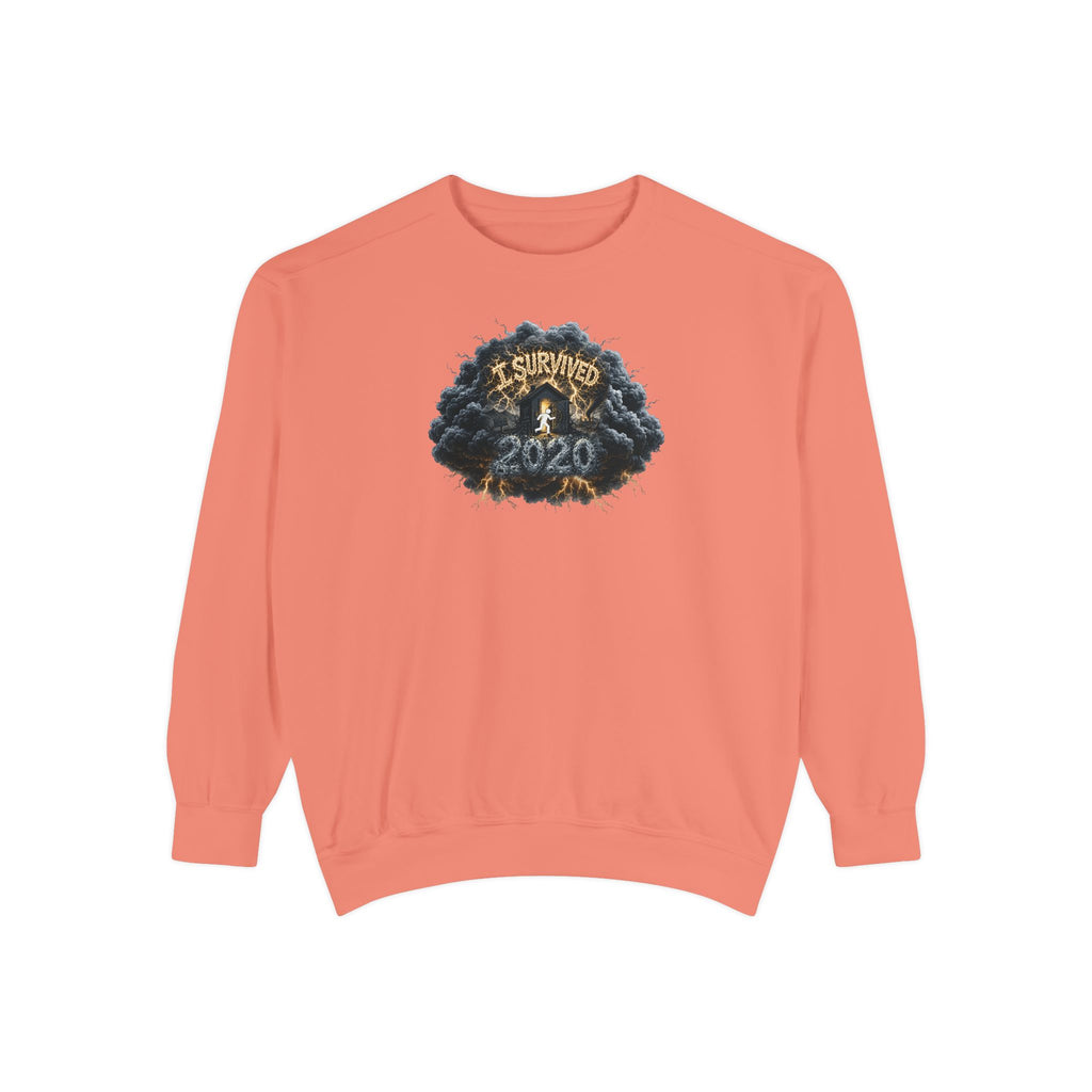 I Survived 2020 — Original PILOT Design: Director's Cut Unisex Garment-Dyed Sweatshirt