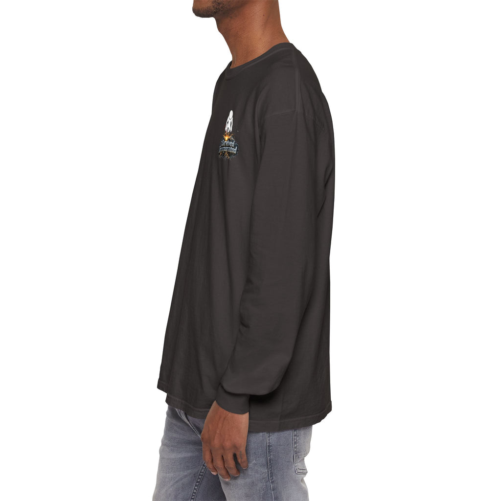 I Survived 2020 — "Please Stand By" Test Pattern Tee Summer Premier Unisex Garment-Dyed Long Sleeve T-Shirt