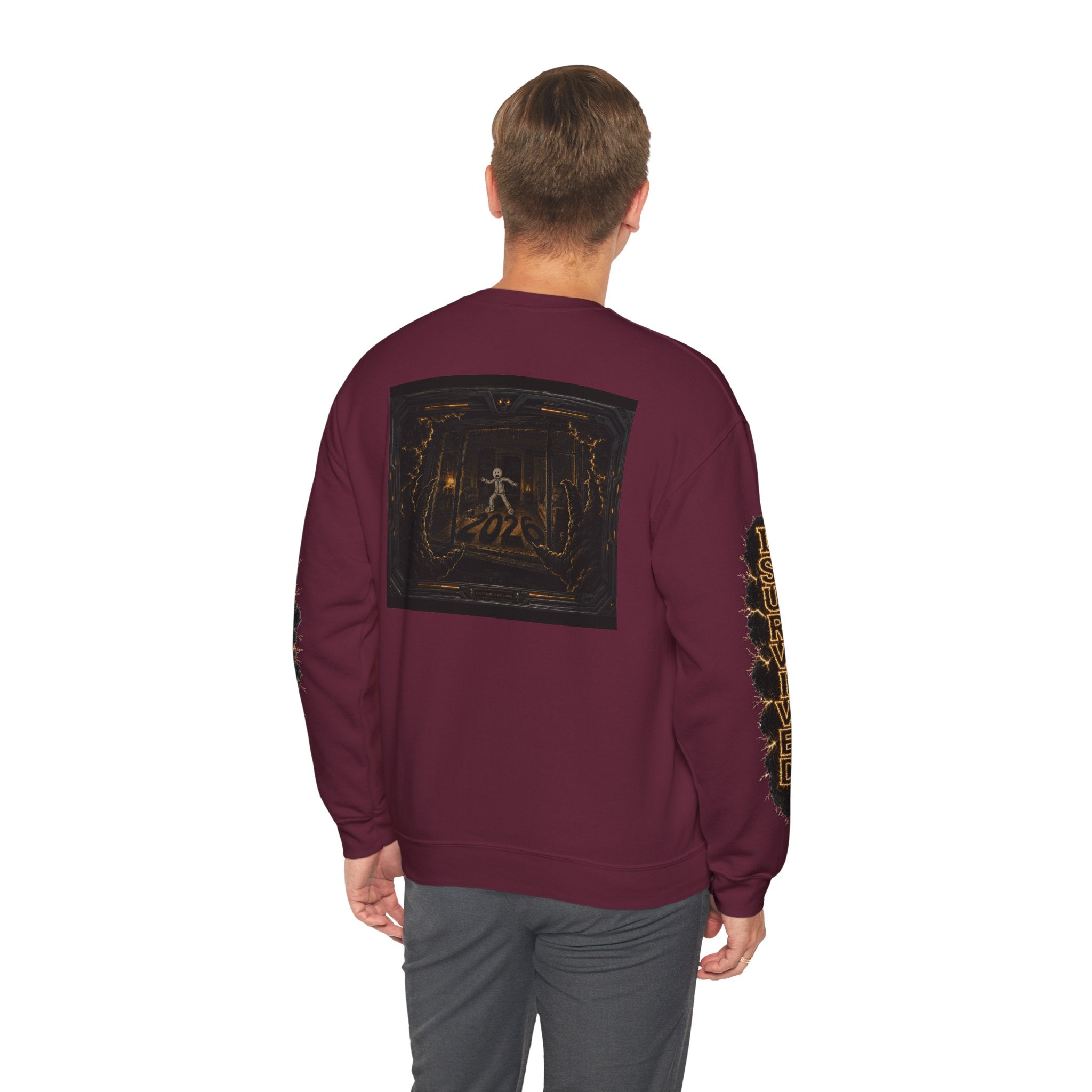I Survived 2020 — Original PILOT Design: Director's Cut Special Edition Unisex Heavy Blend™ Crewneck Sweatshirt