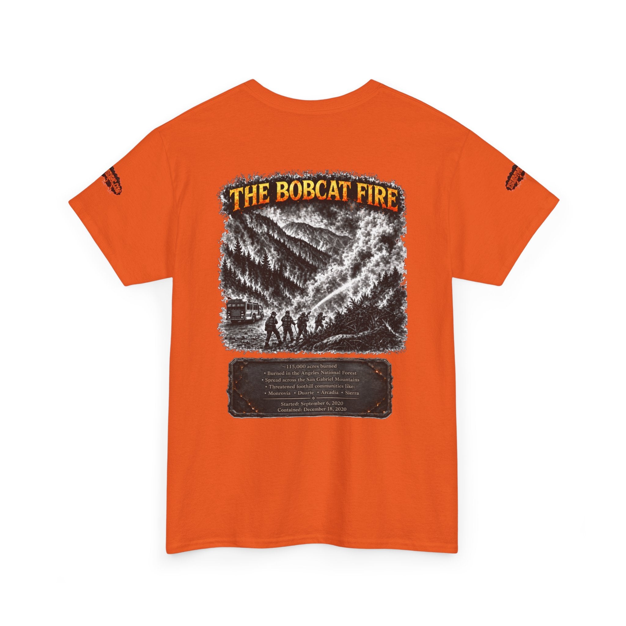 I Survived 2020 — Director's Cut S2:E2 "The Bobcat Fire" | Wildfire Edition Memorial Unisex Heavy Cotton Tee (SPECIAL EDITION)