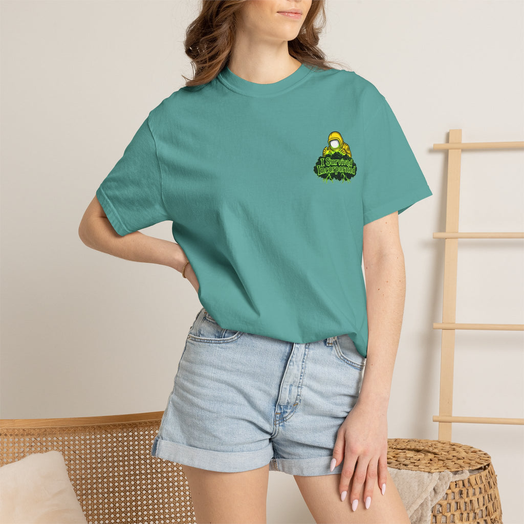 I Survived 2020 — "Please Stand By" Test Pattern Toxic Signal Tee Summer Premiere Unisex Garment-Dyed T-shirt