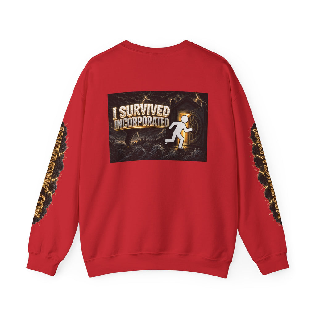 I Survived 2020 — Original Design Teaser Tee | Season 1 Premiere Drop Unisex Heavy Blend™ Crewneck Sweatshirt (SPECIAL EDITION)