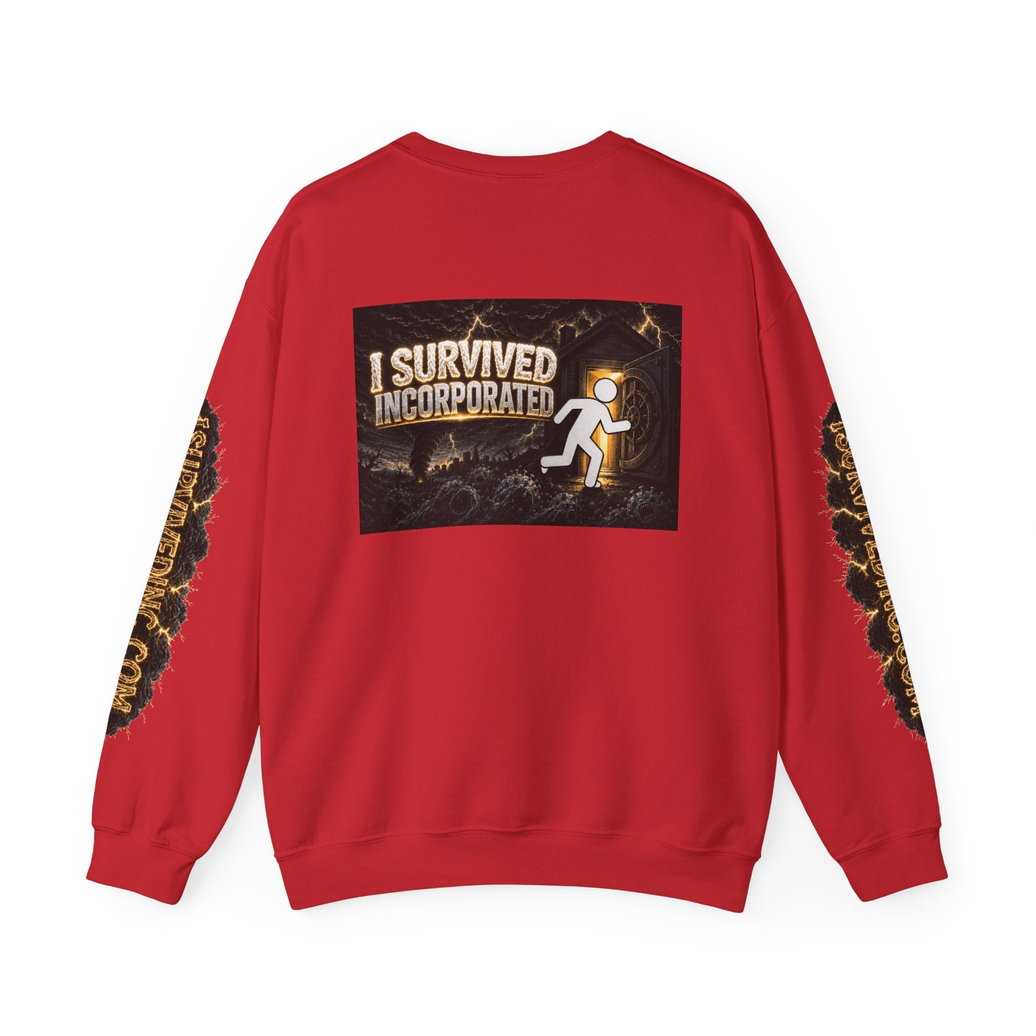 I Survived 2020 — Original Design Teaser Tee | Season 1 Premiere Drop Unisex Heavy Blend™ Crewneck Sweatshirt (SPECIAL EDITION)