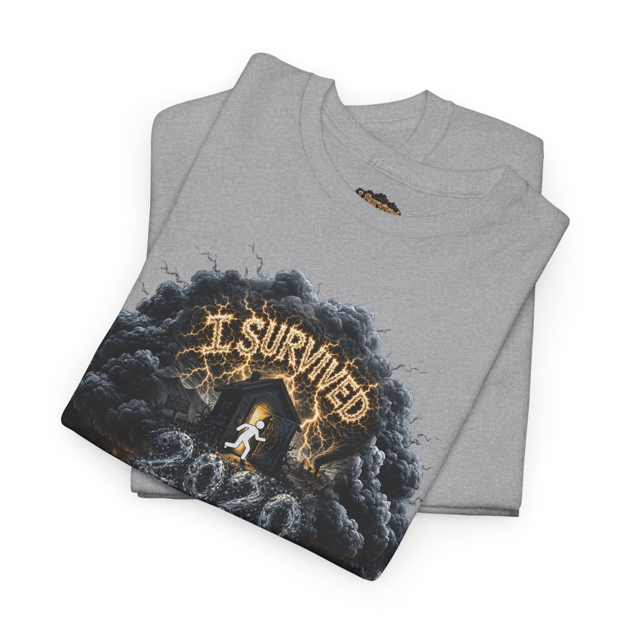 I Survived 2020 — Director's Cut Original Design Teaser Tee | Season 1 Premiere Drop Unisex Heavy Cotton Tee