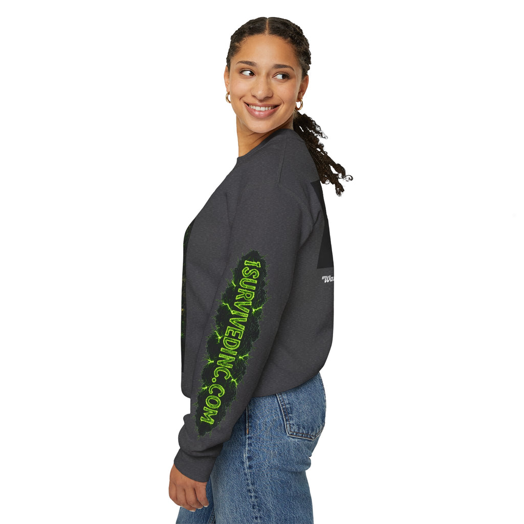 I Survived 2020 — S1:E3 "The Jab!" | Pandemic Edition Unisex Heavy Blend™ Crewneck Sweatshirt