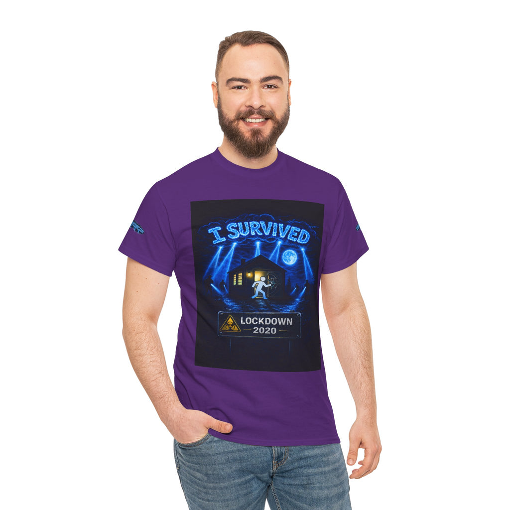 I Survived 2020 — S3:E2 "Dating Under Lockdown" | Lockdown Edition Documentary Unisex Heavy Cotton Tee (SPECIAL EDITION)