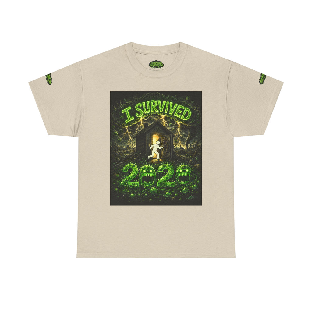 I Survived 2020 — PANDEMIC S1:E4: Special Edition "Mask Madness" Unisex Heavy Cotton Tee