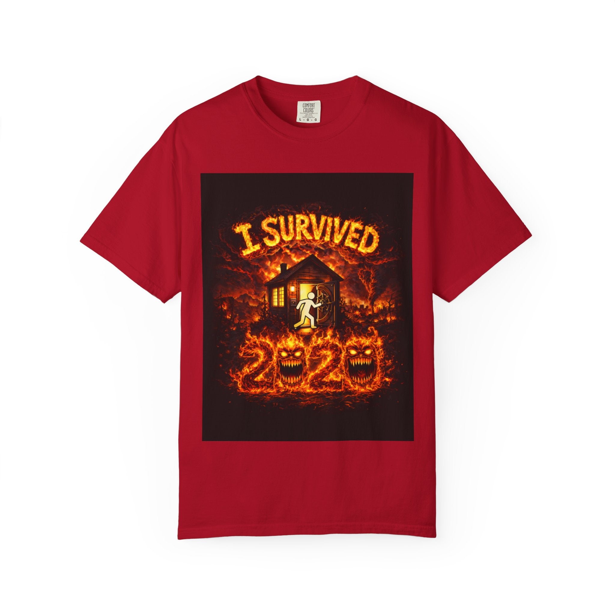 I Survived 2020 — WILDFIRES S2:E2: "The Bobcat Fire" Memorial Unisex Garment-Dyed T-shirt
