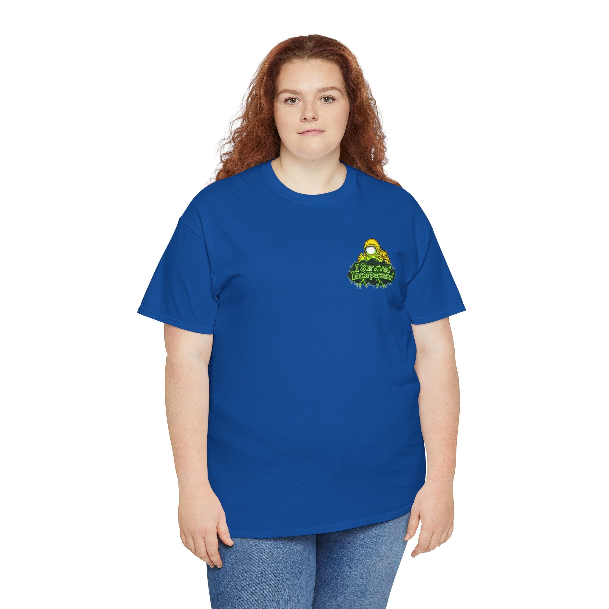 I Survived 2020 — "Please Stand By" Test Pattern Toxic Signal Tee Summer Premiere Unisex Heavy Cotton Tee