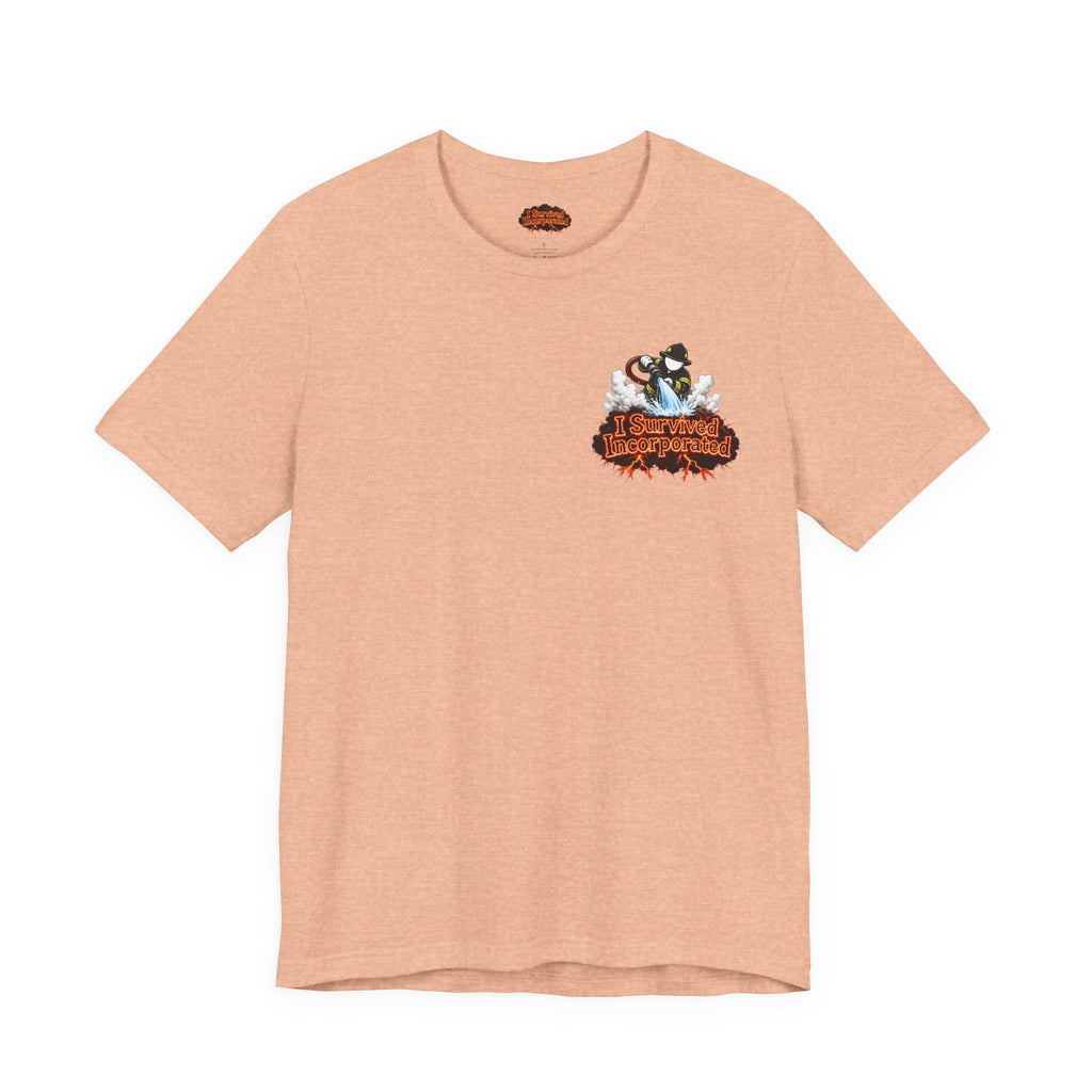 I Survived 2020 — "Please Stand By" Test Pattern Tee Wildfire Signal Edition Summer Premiere Unisex Jersey Short Sleeve Tee
