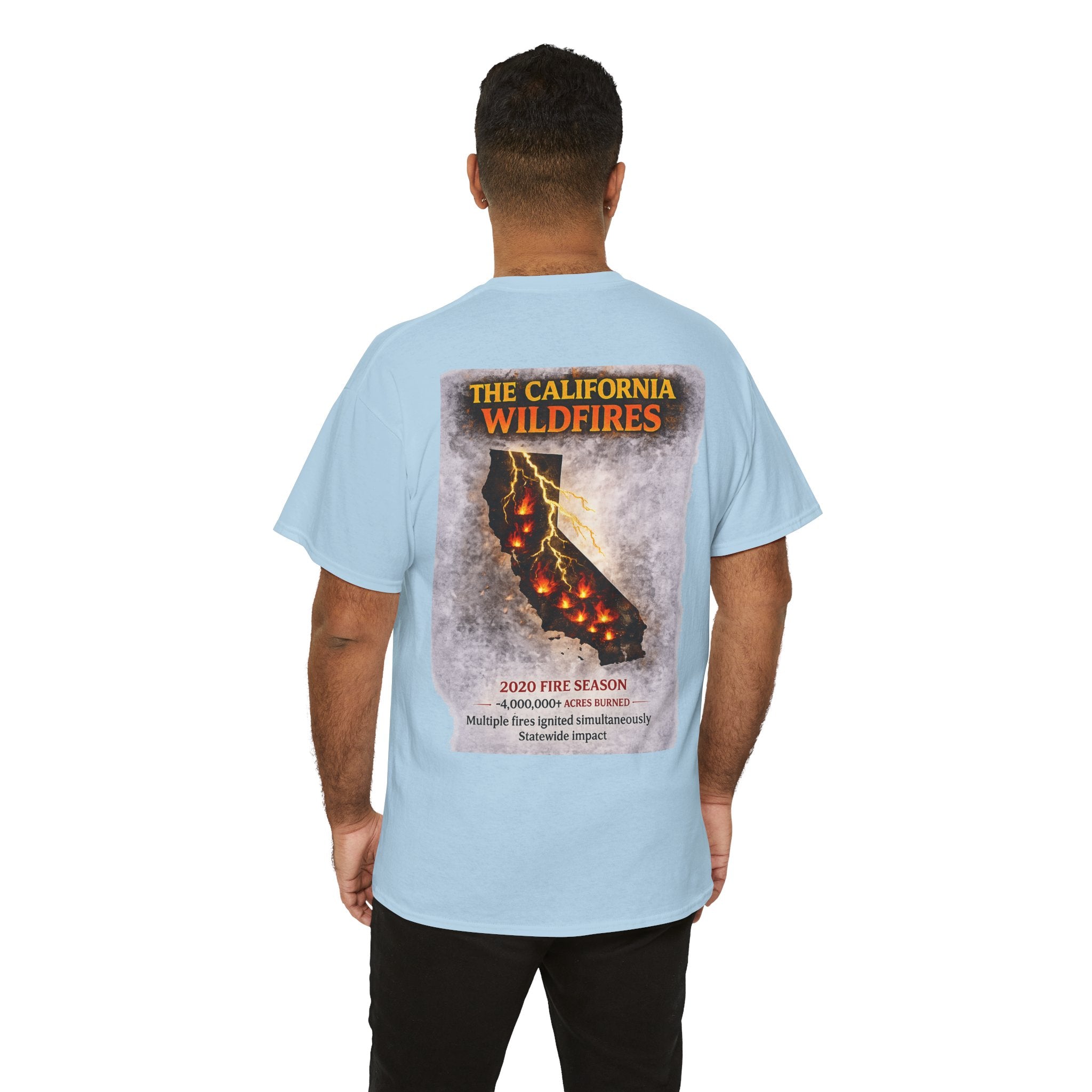 I Survived 2020 — WILDFIRES S2:E3: Director's Cut "The California Wildfires" Memorial Unisex Heavy Cotton Tee