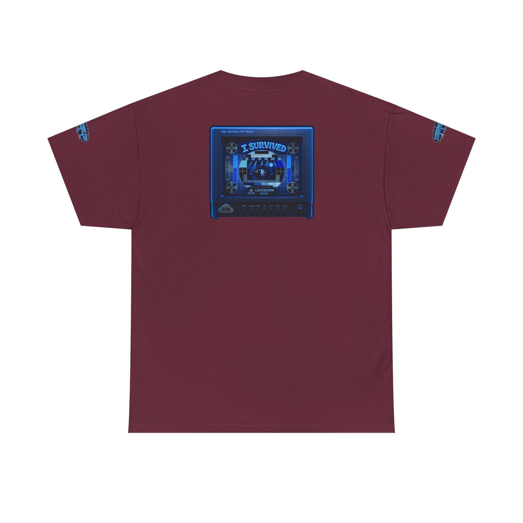 I Survived 2020 — "Please Stand By" Test Pattern Tee Lockdown Special Edition Summer Exclusive Unisex Heavy Cotton Tee