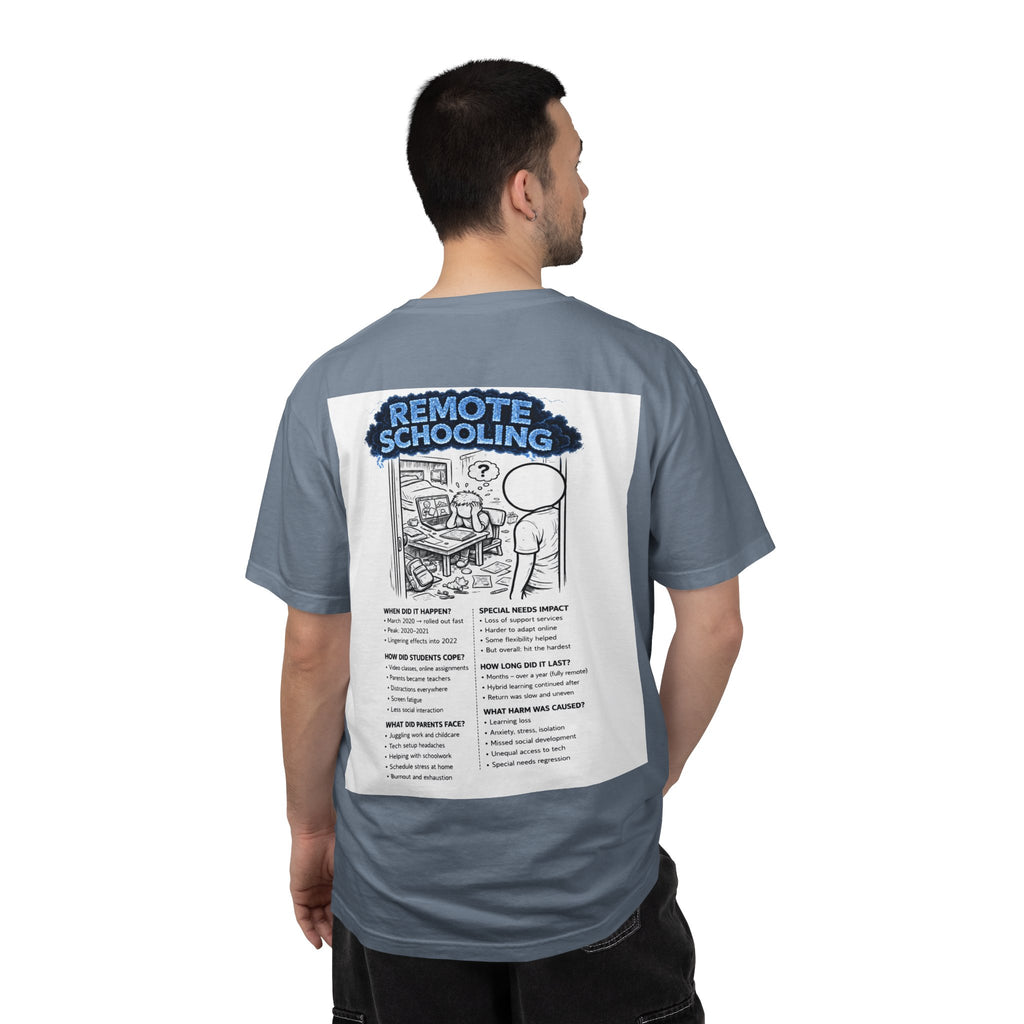 I Survived 2020 — S3:E3 "Remote Schooling" | Lockdown Edition Documentary Unisex Garment-Dyed T-shirt