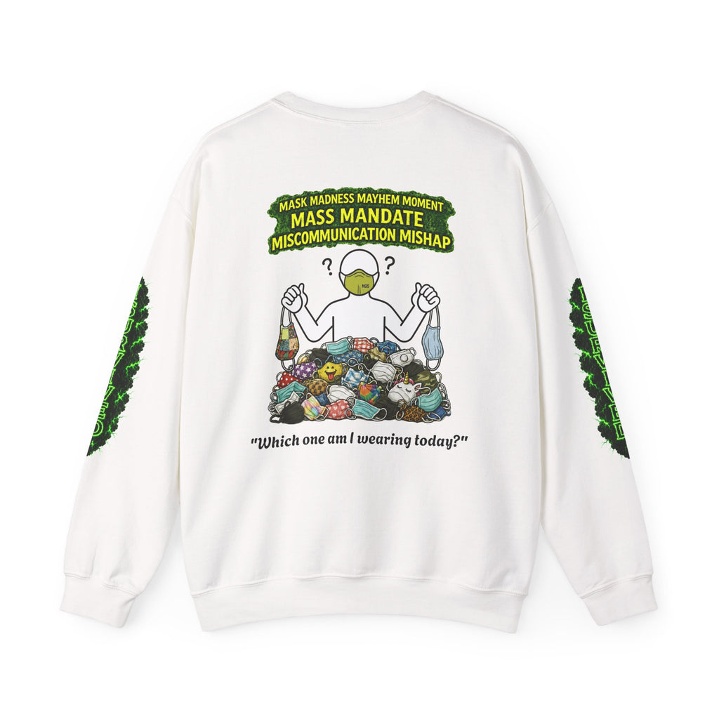 I Survived 2020 — PANDEMIC S1:E4: Director's Cut "Mask Madness" Unisex Heavy Blend™ Crewneck Sweatshirt