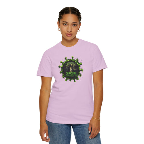 I Survived 2020 —  PANDEMIC S1:E1: Director's Cut "COVID-19: The Coronavirus" Unisex Garment-Dyed T-shirt