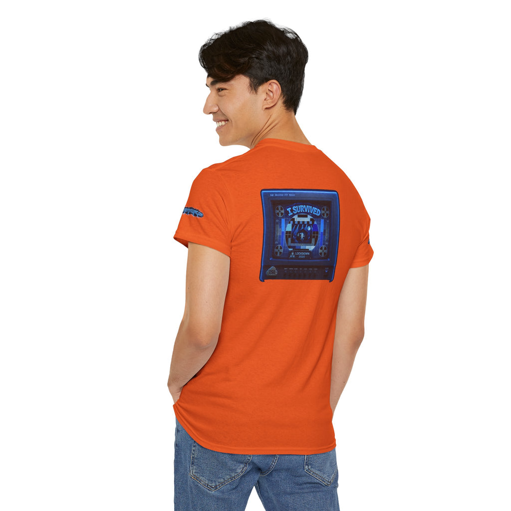 I Survived 2020 — "Please Stand By" Test Pattern Tee Lockdown Special Edition Summer Exclusive Unisex Heavy Cotton Tee