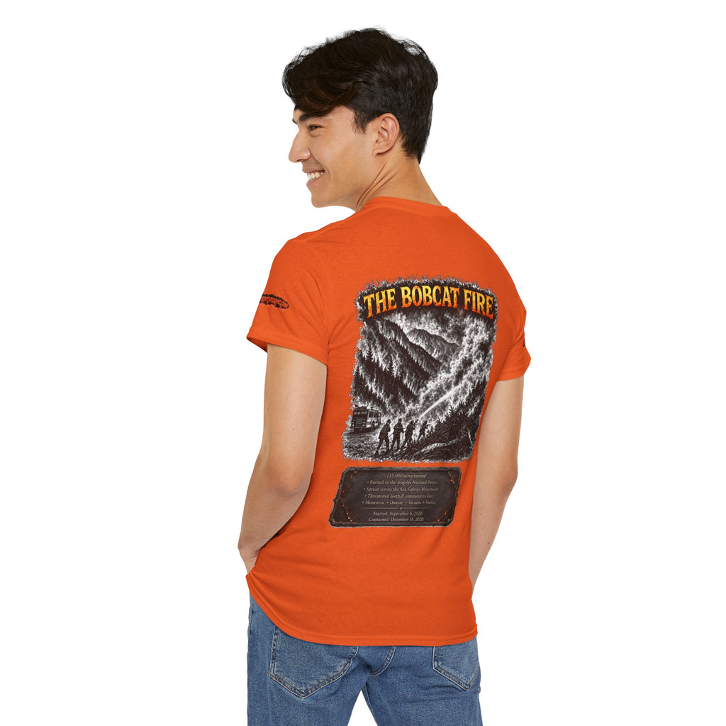 I Survived 2020 — Director's Cut S2:E2 "The Bobcat Fire" | Wildfire Edition Memorial Unisex Heavy Cotton Tee (SPECIAL EDITION)