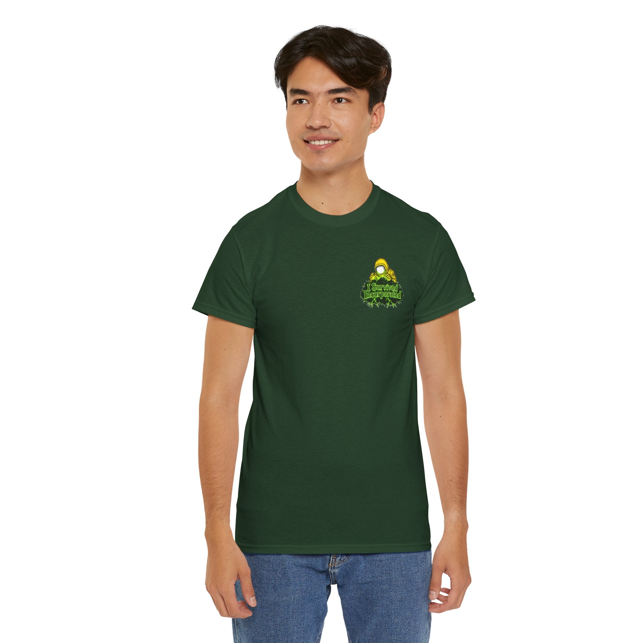I Survived 2020 — "Please Stand By" Test Pattern Toxic Signal Tee Summer Premiere Unisex Heavy Cotton Tee
