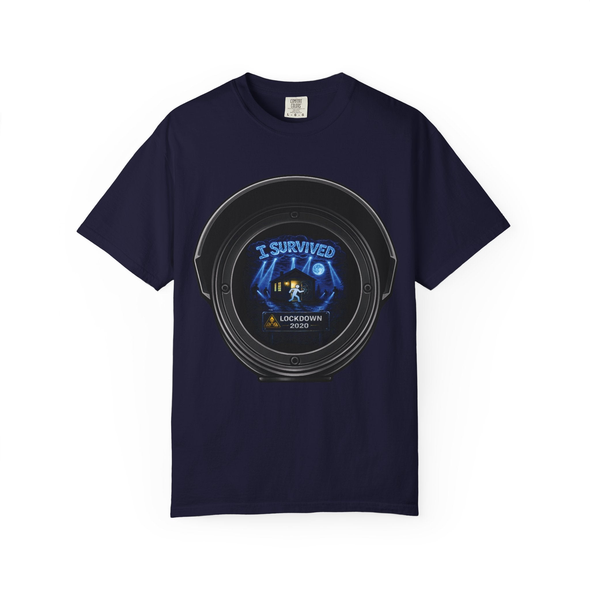 I Survived 2020 — Director's Cut S3:E1 "Quarantine" | Lockdown Edition Documentary Unisex Garment-Dyed T-shirt